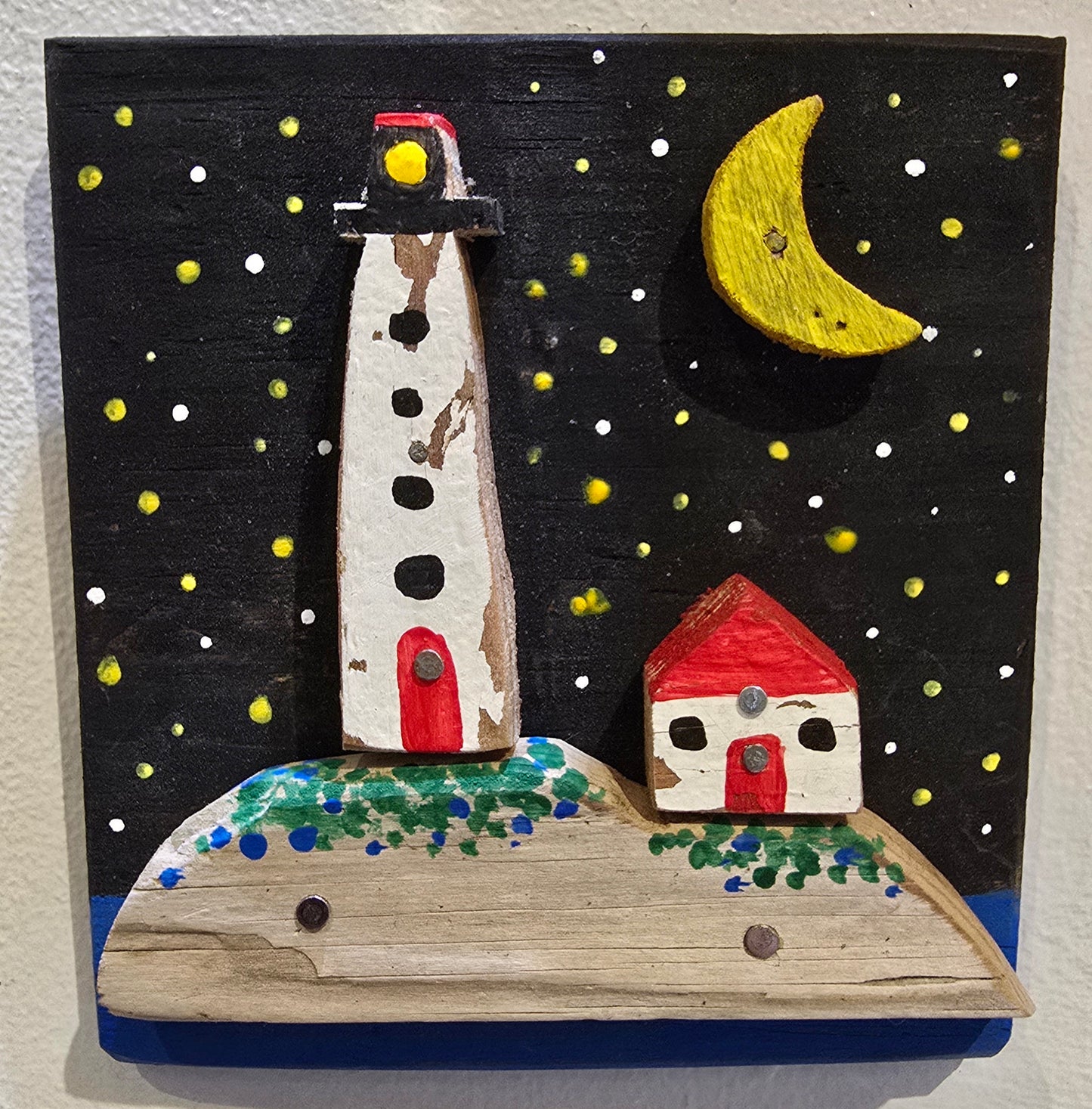 New England Lighthouse at Night~No.2 | Seahag Studios