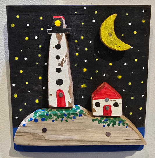 New England Lighthouse at Night~No.2 | Seahag Studios