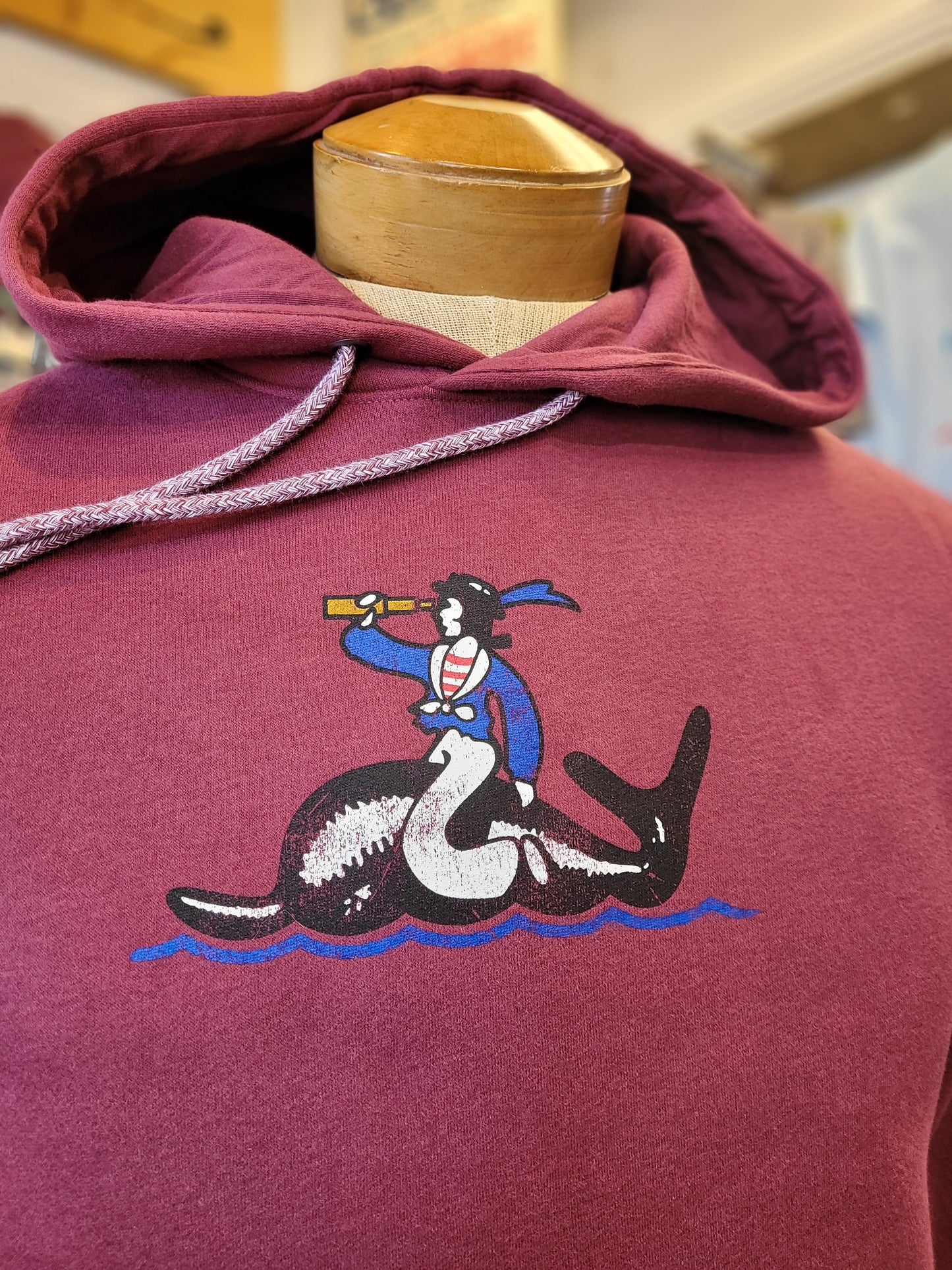 NESB Whaler Jack Hoodie | Legacy Maroon