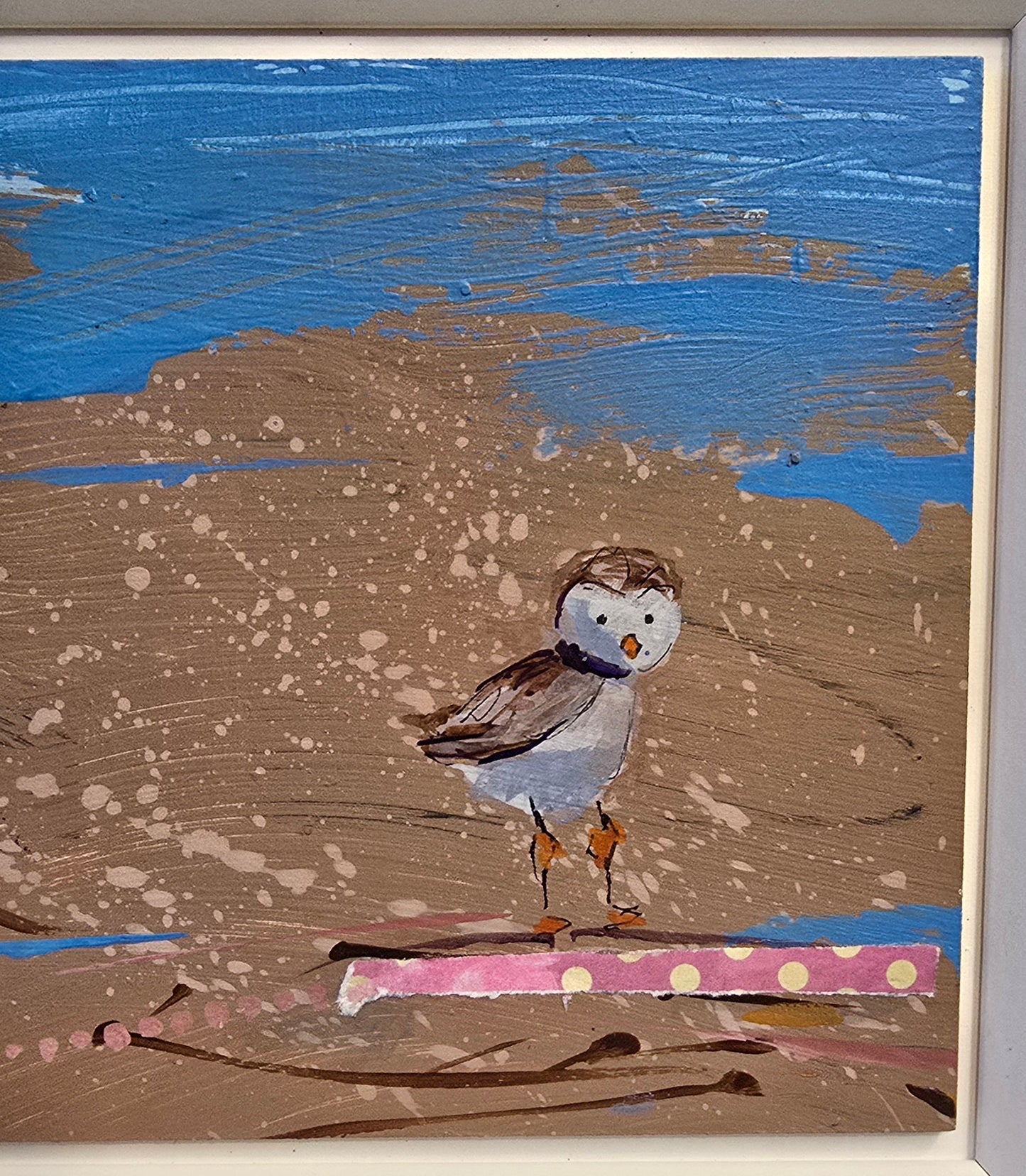 Jeannette Esposito | Framed Plover on Board