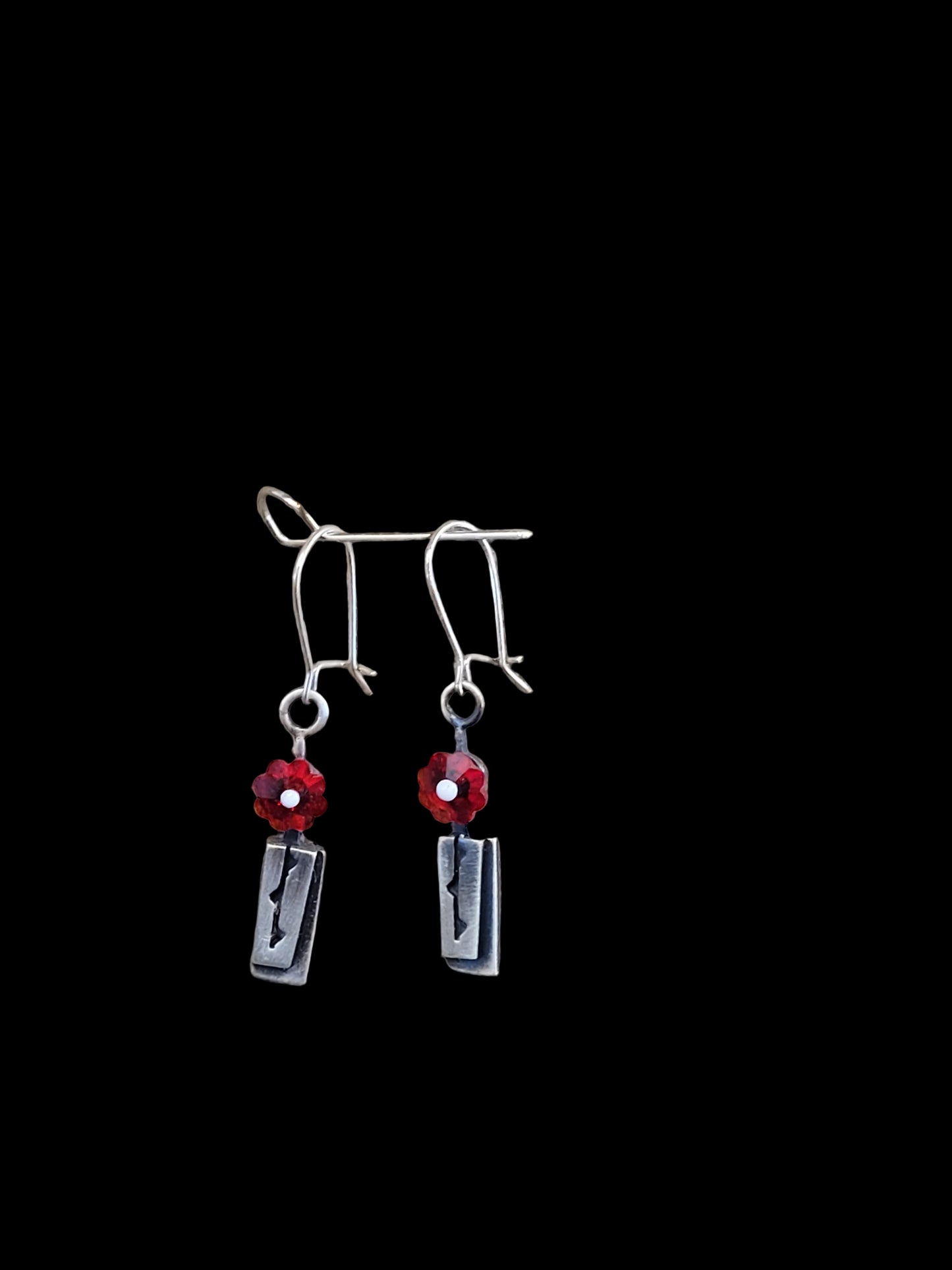 Rosebud Silver Earrings | Chickenscratch