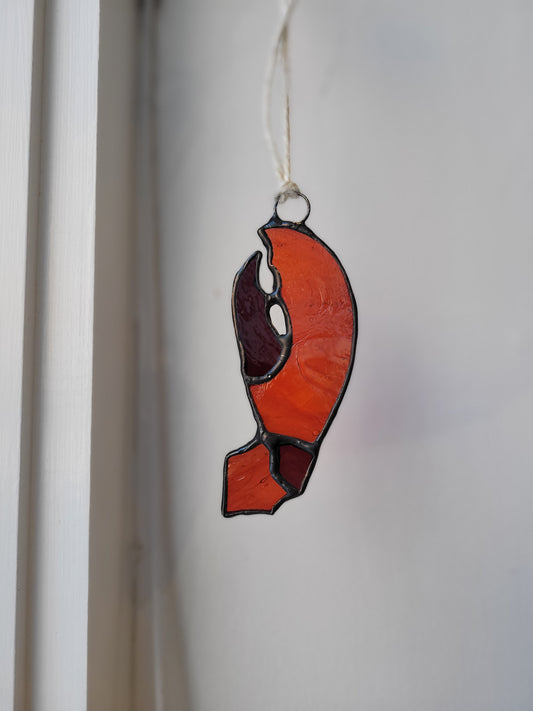 Stained Glass "Lobster Claw" | Libby Lipin
