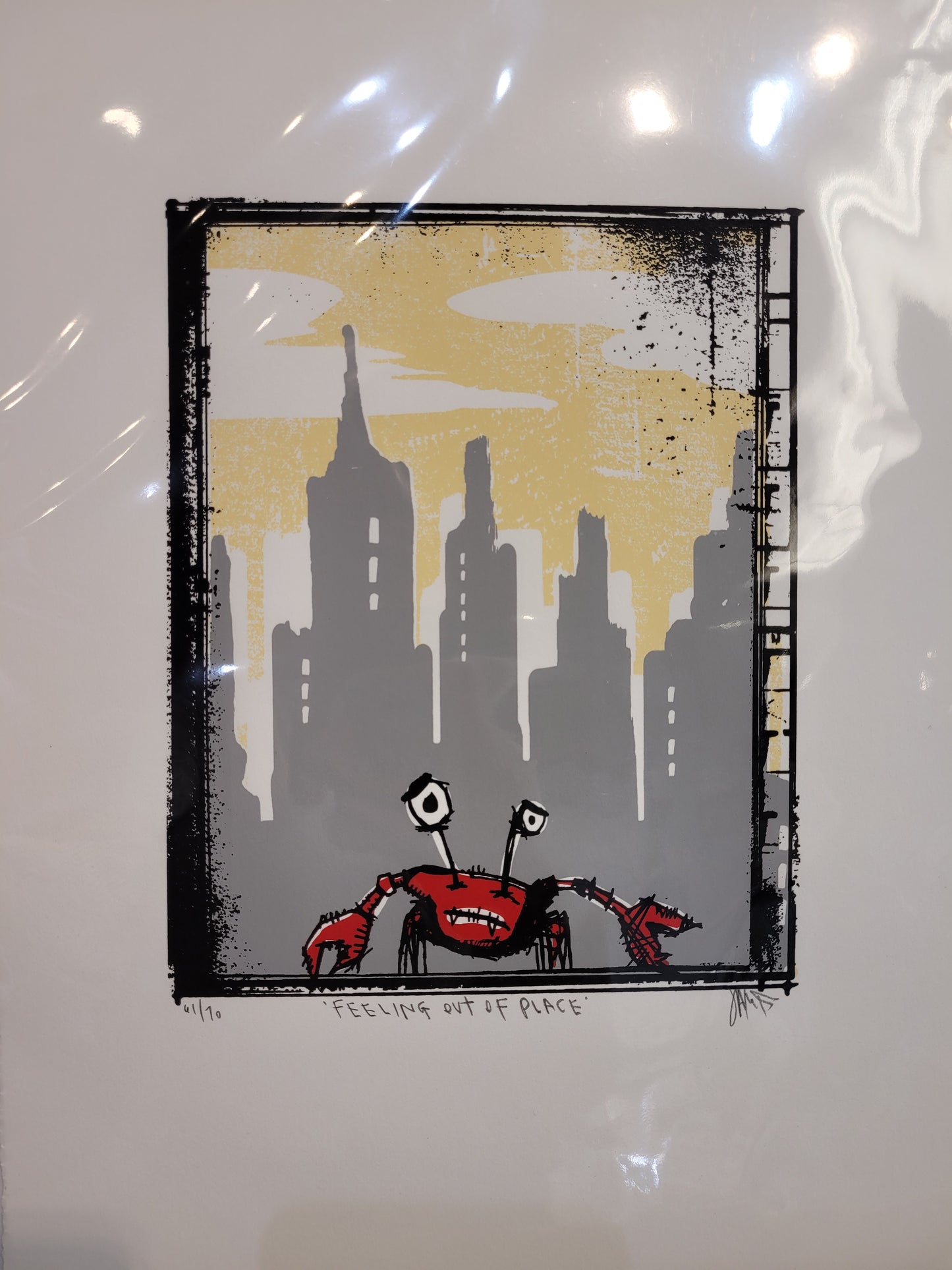 “Feeling Out of Place”  | Silkscreen Print | James Polisky