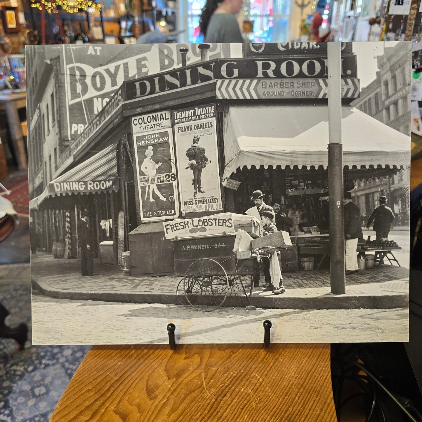 Boston Lobster Vendor | c1902ish | NESB Archival Giclee Print