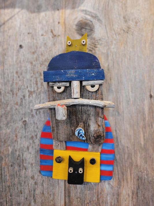 Large Sailor w/ CATS #6 | Seahag Studios