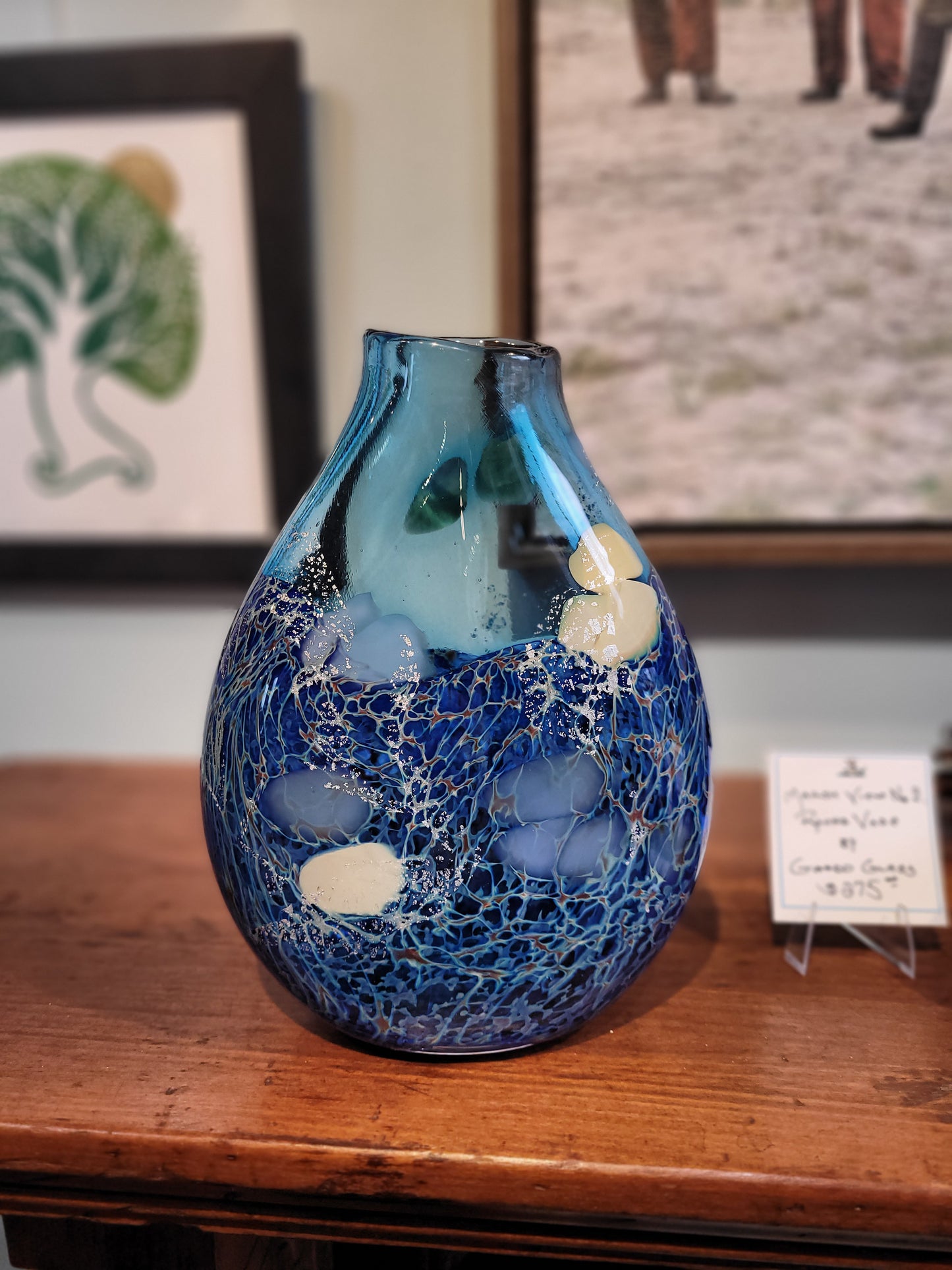 Marsh View Series No.3 | Round Vase | Gordo Glass