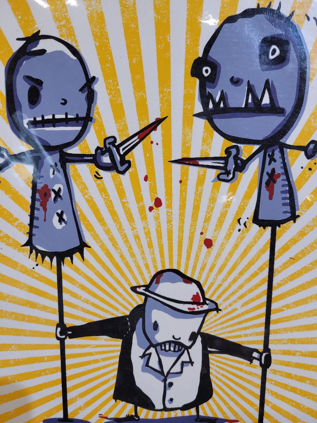 “Try to Keep the Puppets Smiling”  | Silkscreen Print | James Polisky