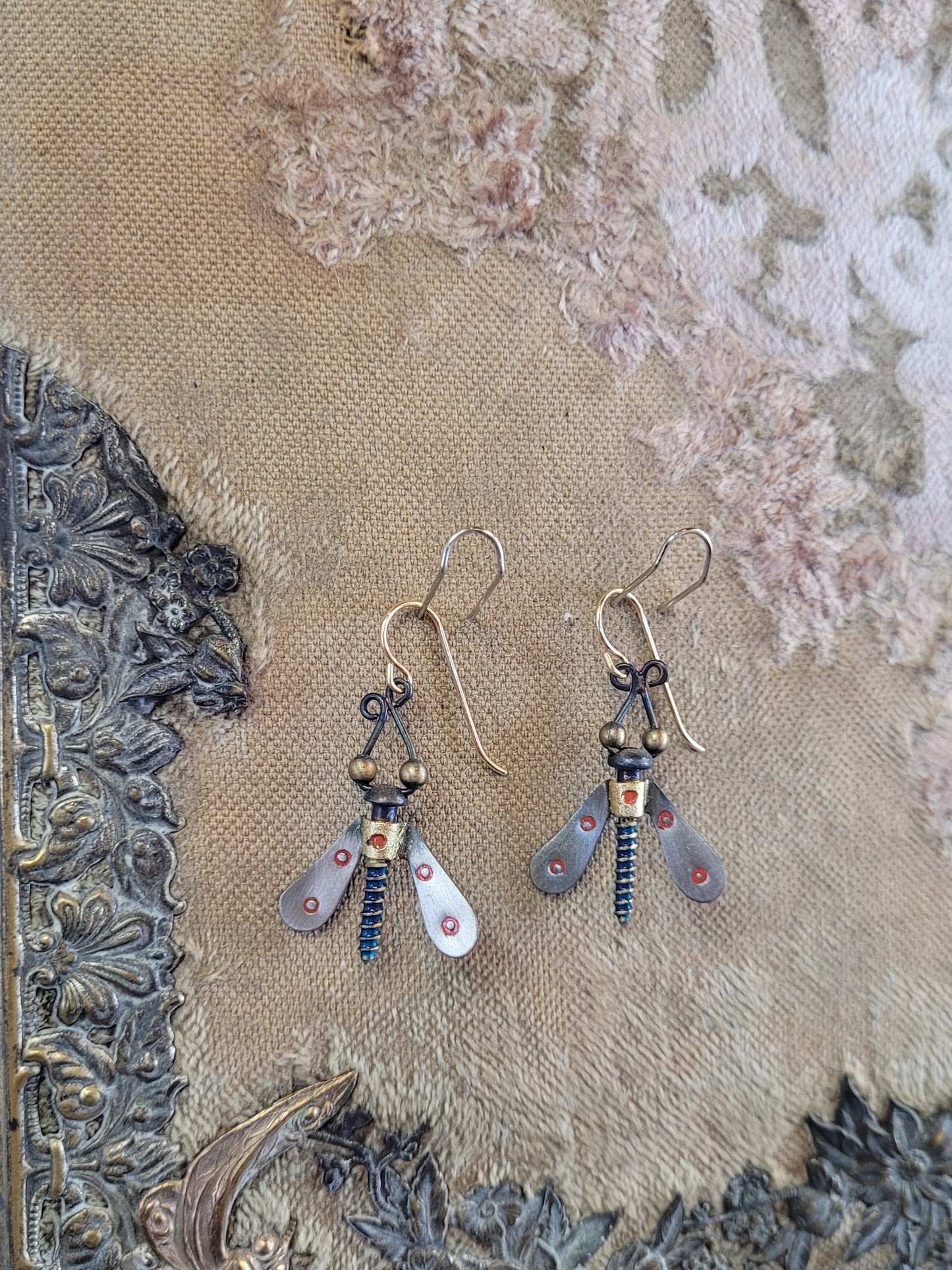 Winged Nut Earrings | Chickenscratch