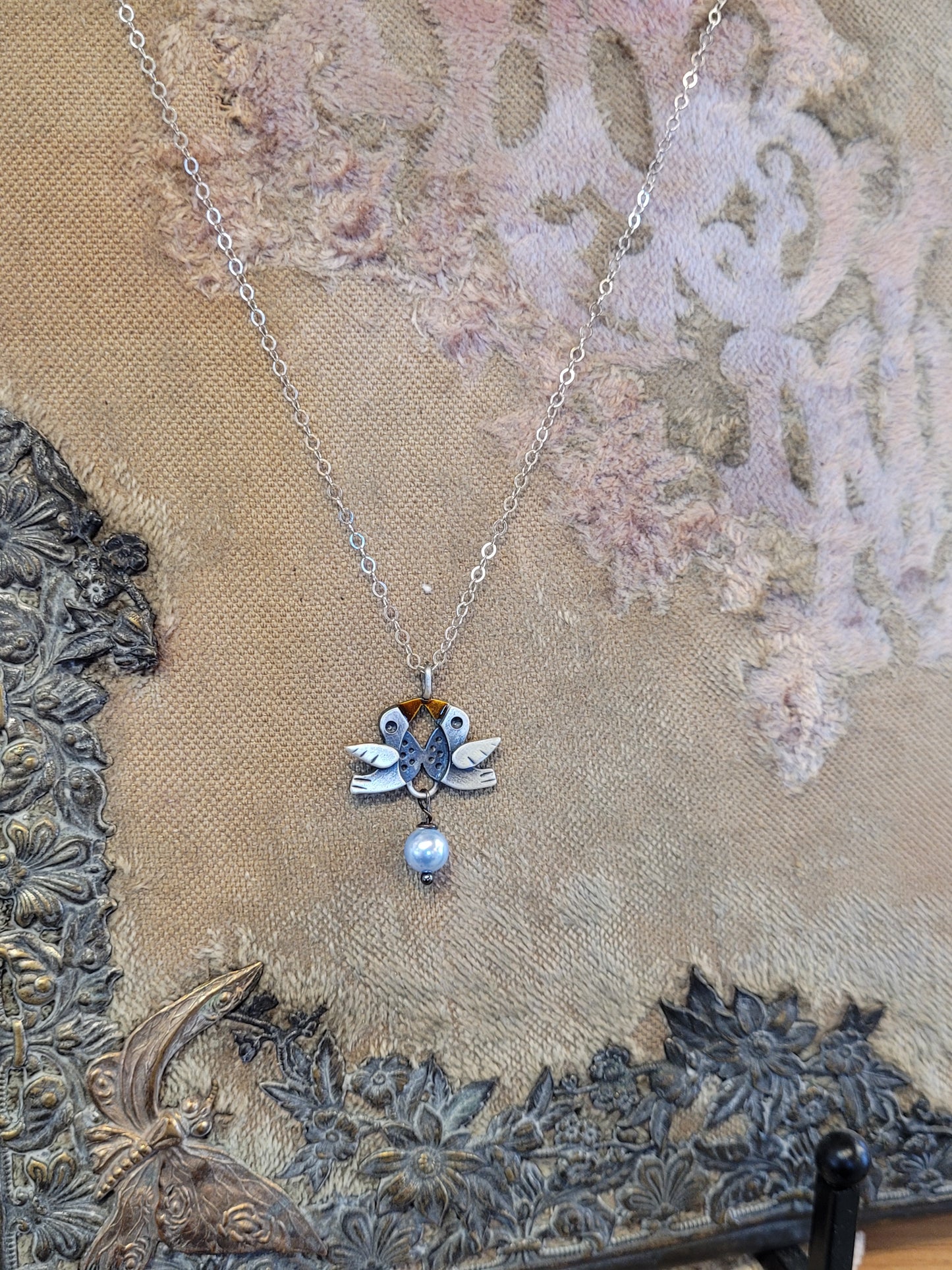 Lovebirds Pendant | Chickenscratch