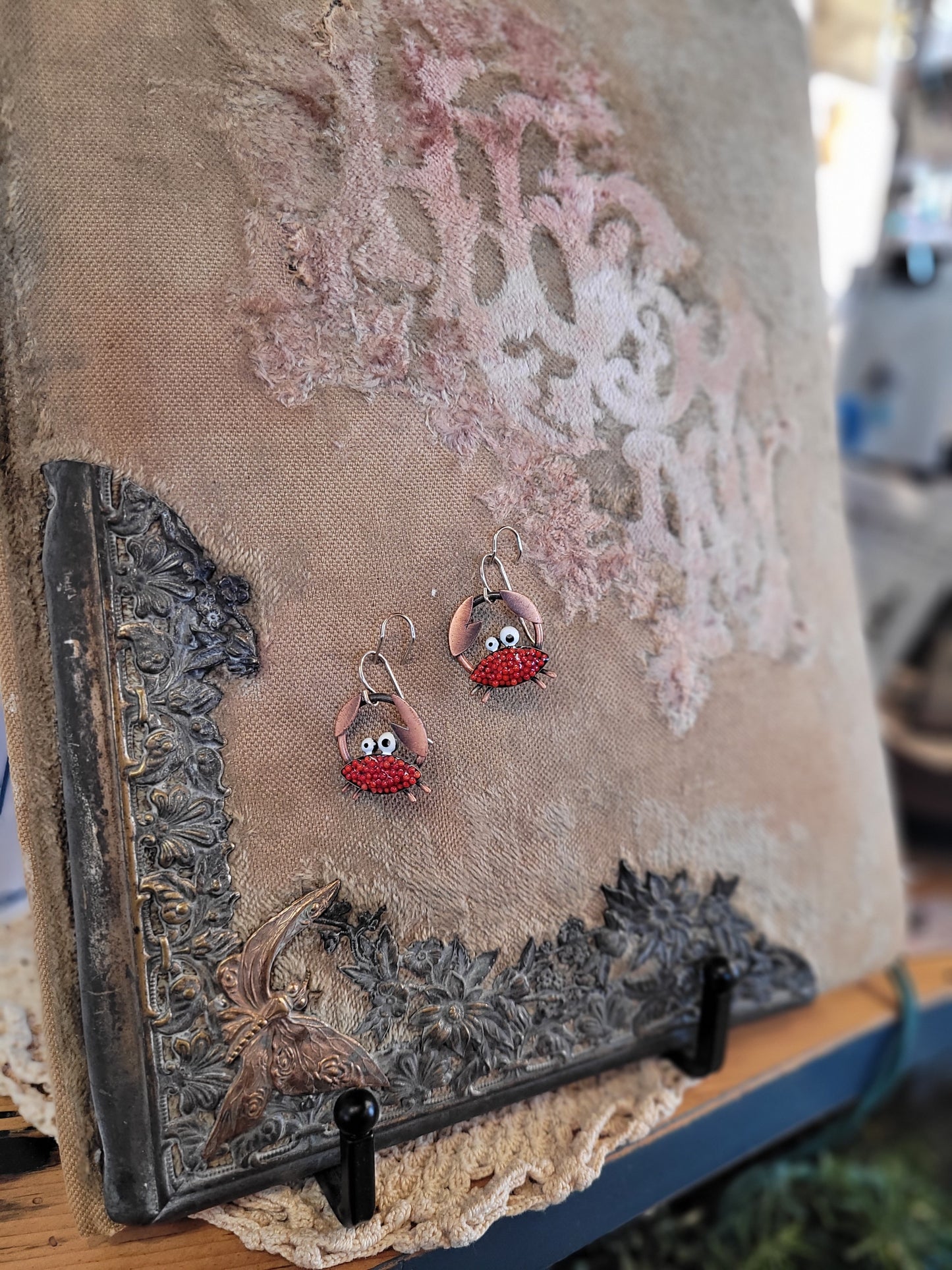 Crabby Earrings | Chickenscratch