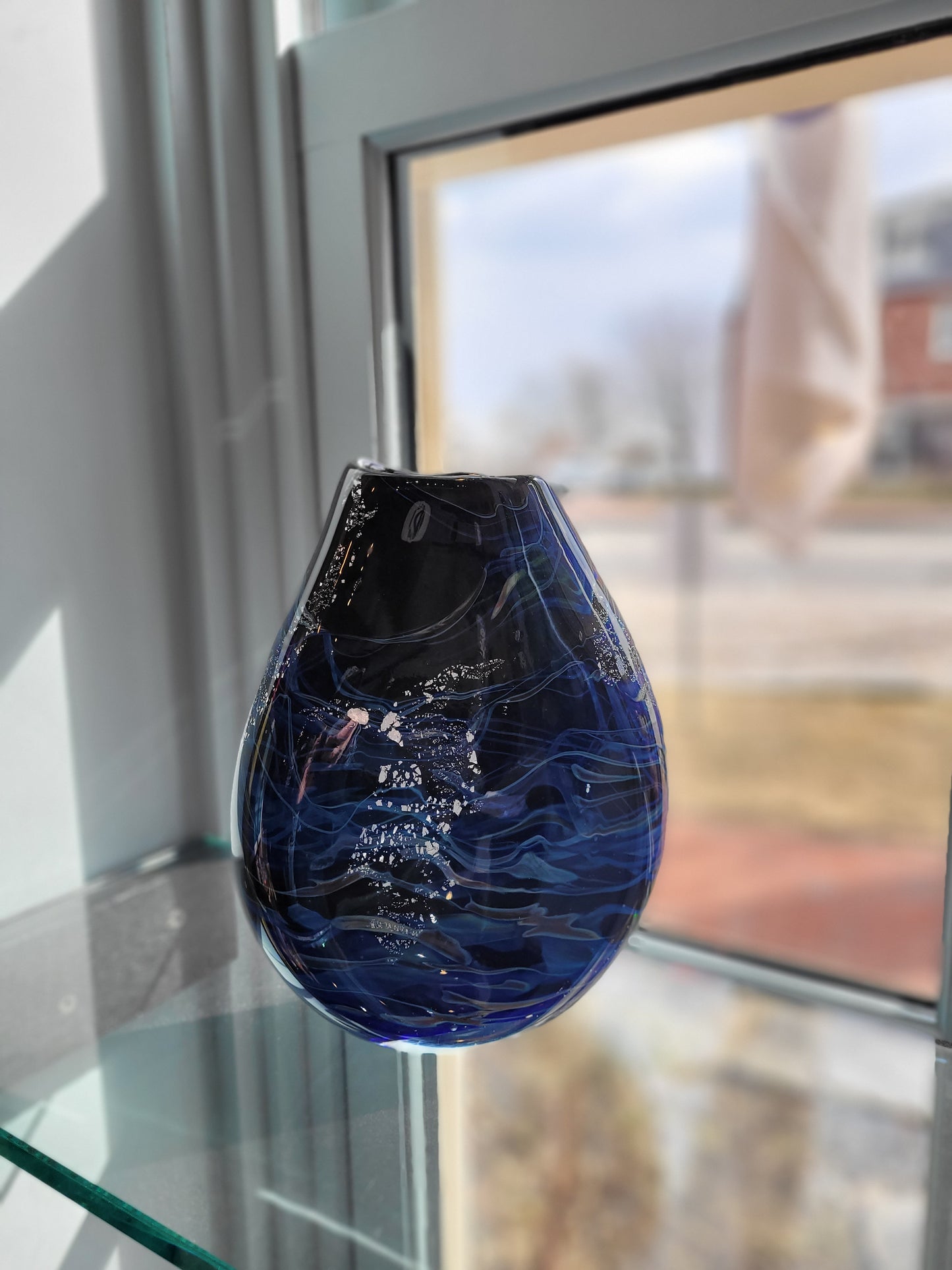 Night Marsh Series No.2 | Round Vase | Gordo Glass