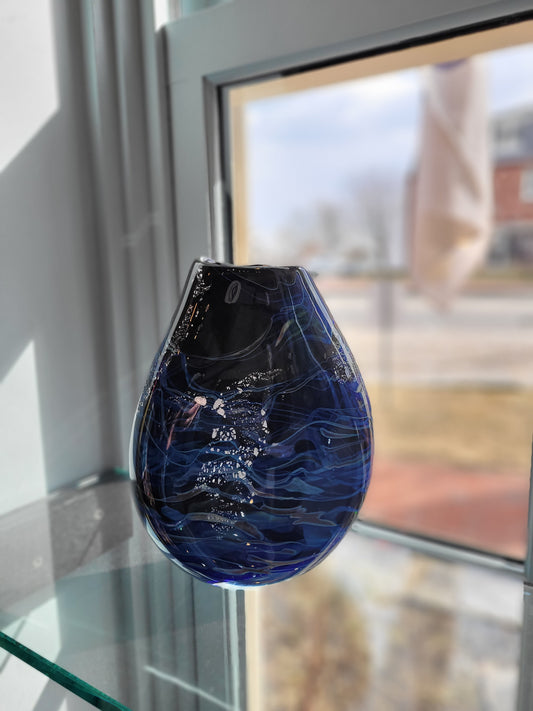 Night Marsh Series No.2 | Round Vase | Gordo Glass