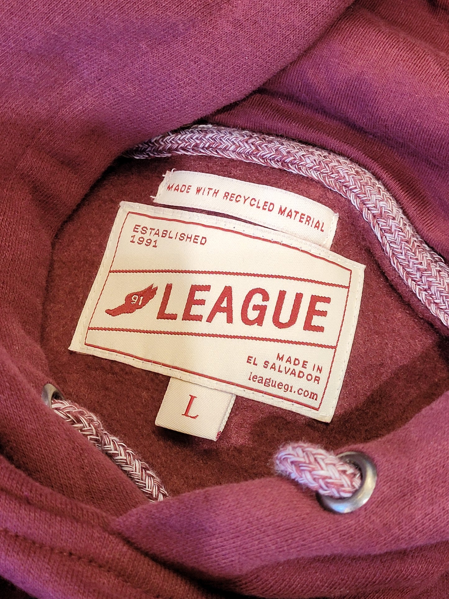 NESB Whaler Jack Hoodie | Legacy Maroon
