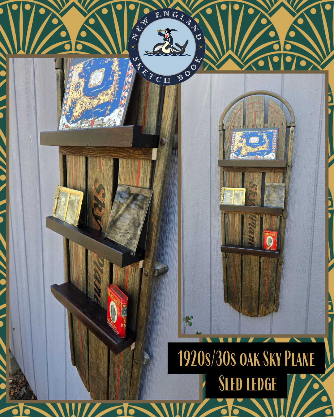 Sky Plane Deco Sled Shelf