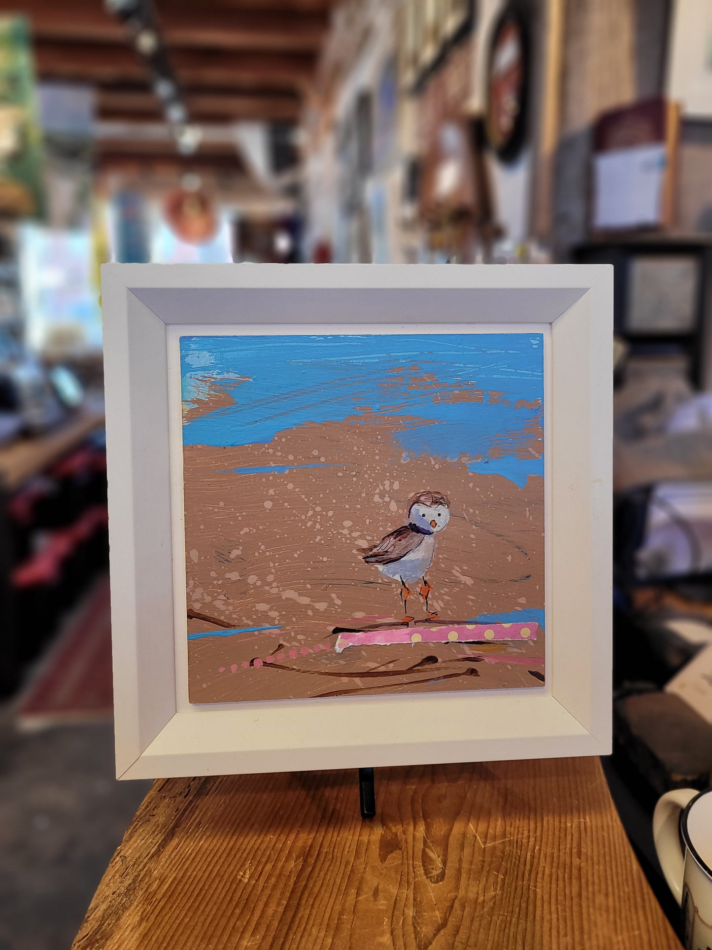 Jeannette Esposito | Framed Plover on Board