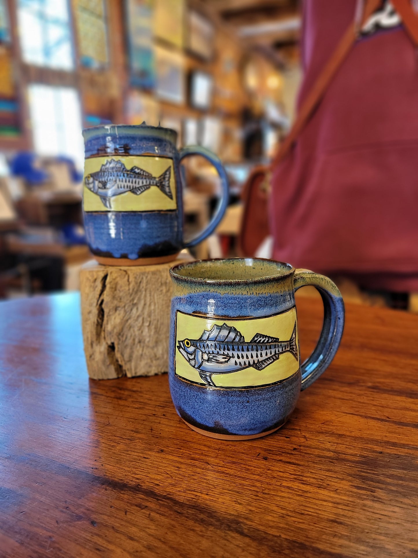 Sgraffito Striper Mug | Molly Glover