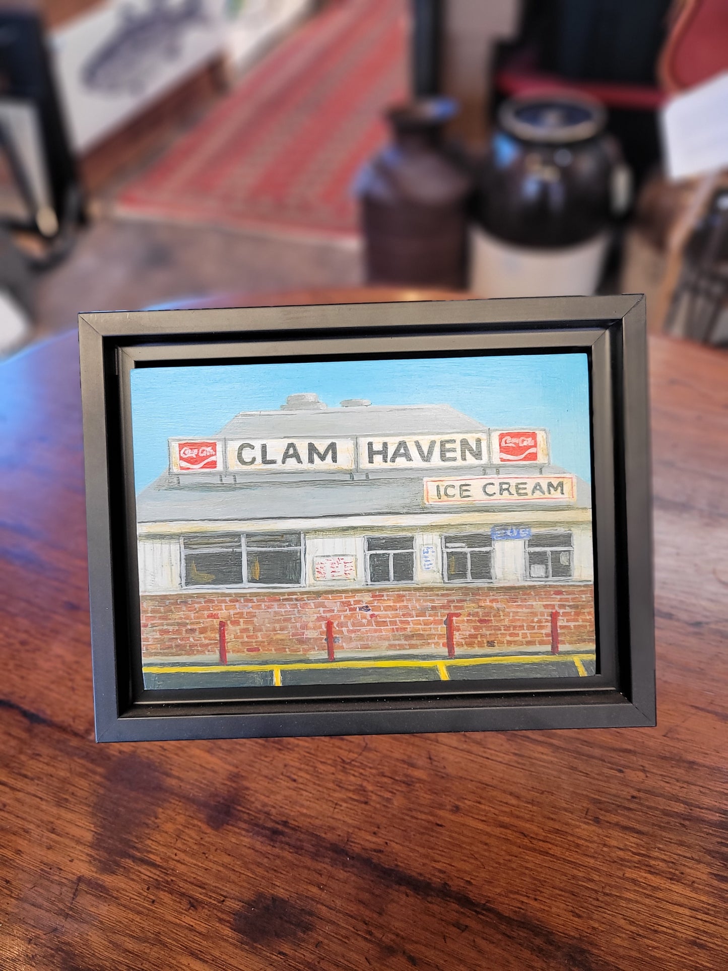 Clam Haven | Acrylic on Cradled Panel | Debbie Shirley