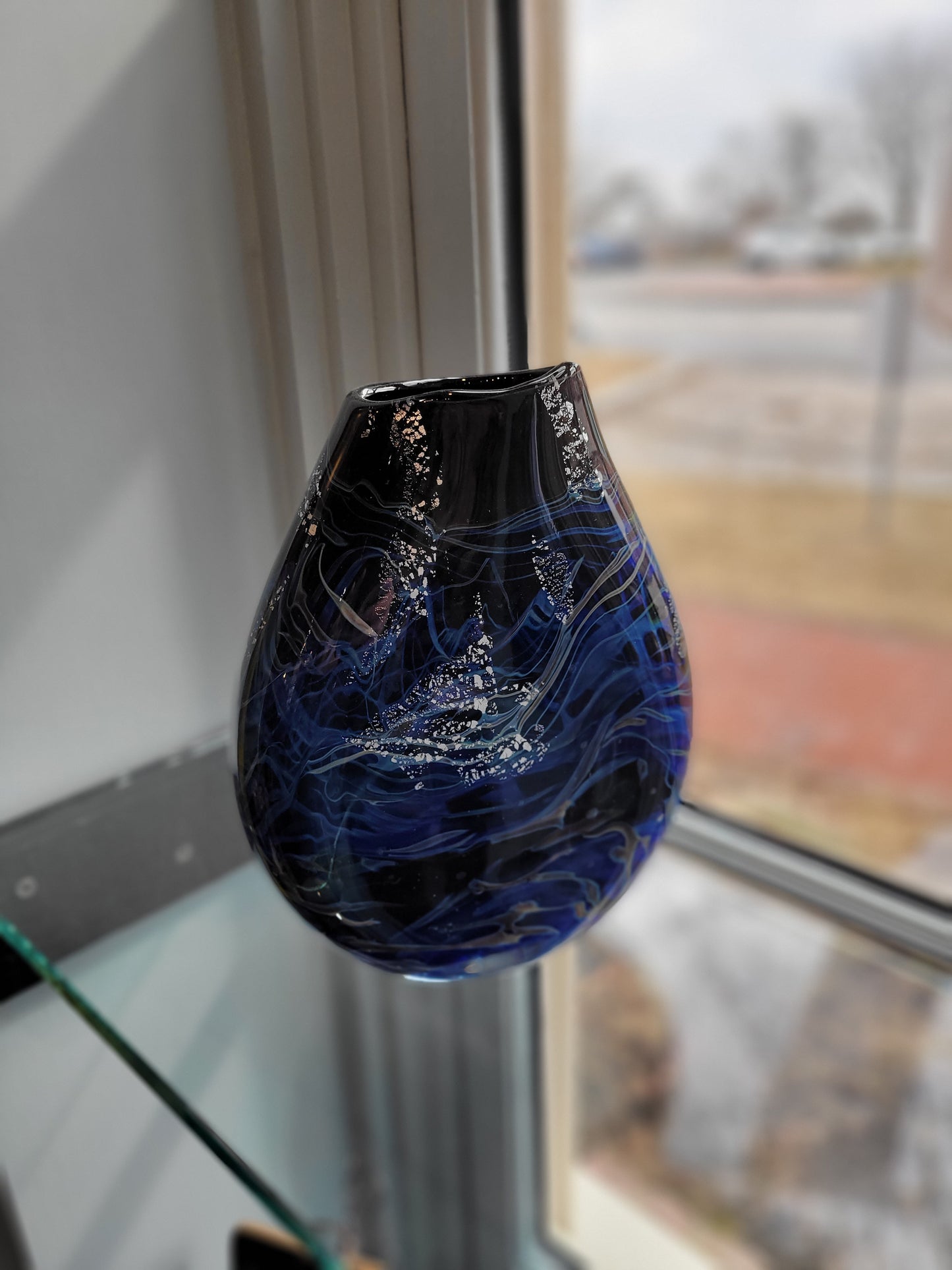 Night Marsh Series No.2 | Round Vase | Gordo Glass
