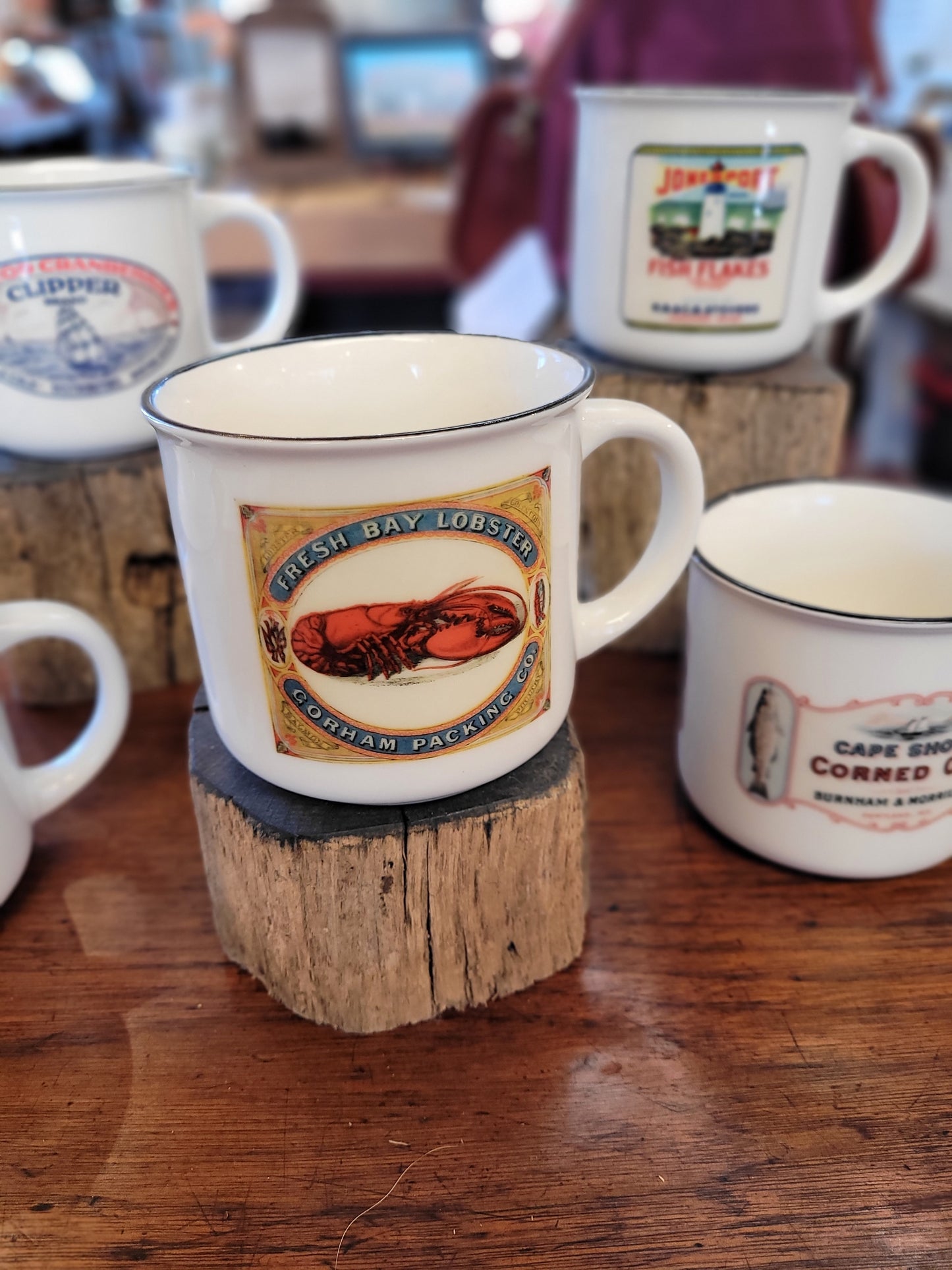 NE Cannery Series | Gorham Packaging Co | Ceramic Camper Mug