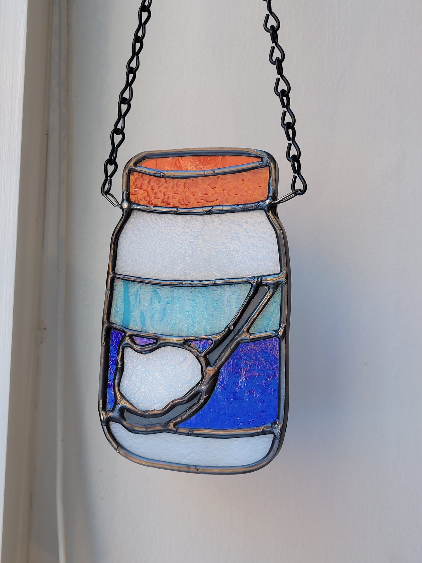 Stained Glass "Fluff" Jar | Libby Lipin
