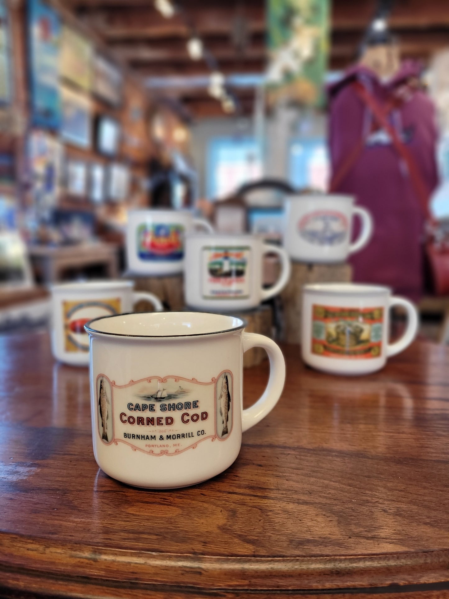 NE Cannery Series | Corned Cod | Ceramic Camper Mug