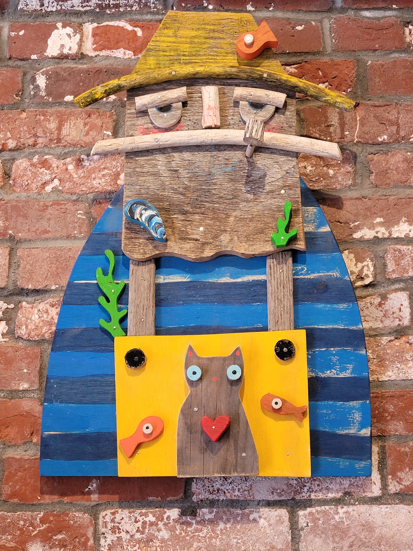 Jumbo Sailor w/ cat  #26 | Seahag Studios