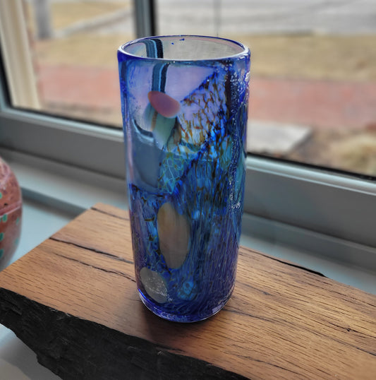 Marsh View Series No.4 | Cylinder Vase | Gordo Glass