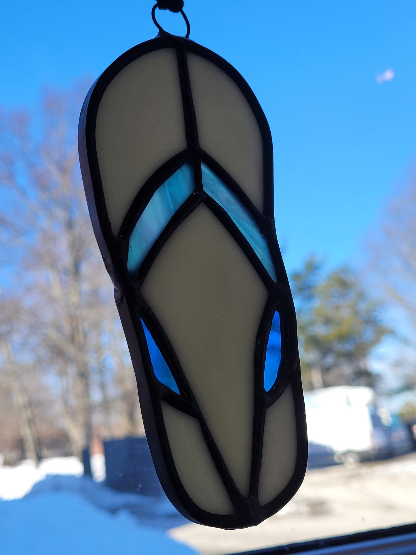 Stained Glass "Sandals" | Libby Lipin