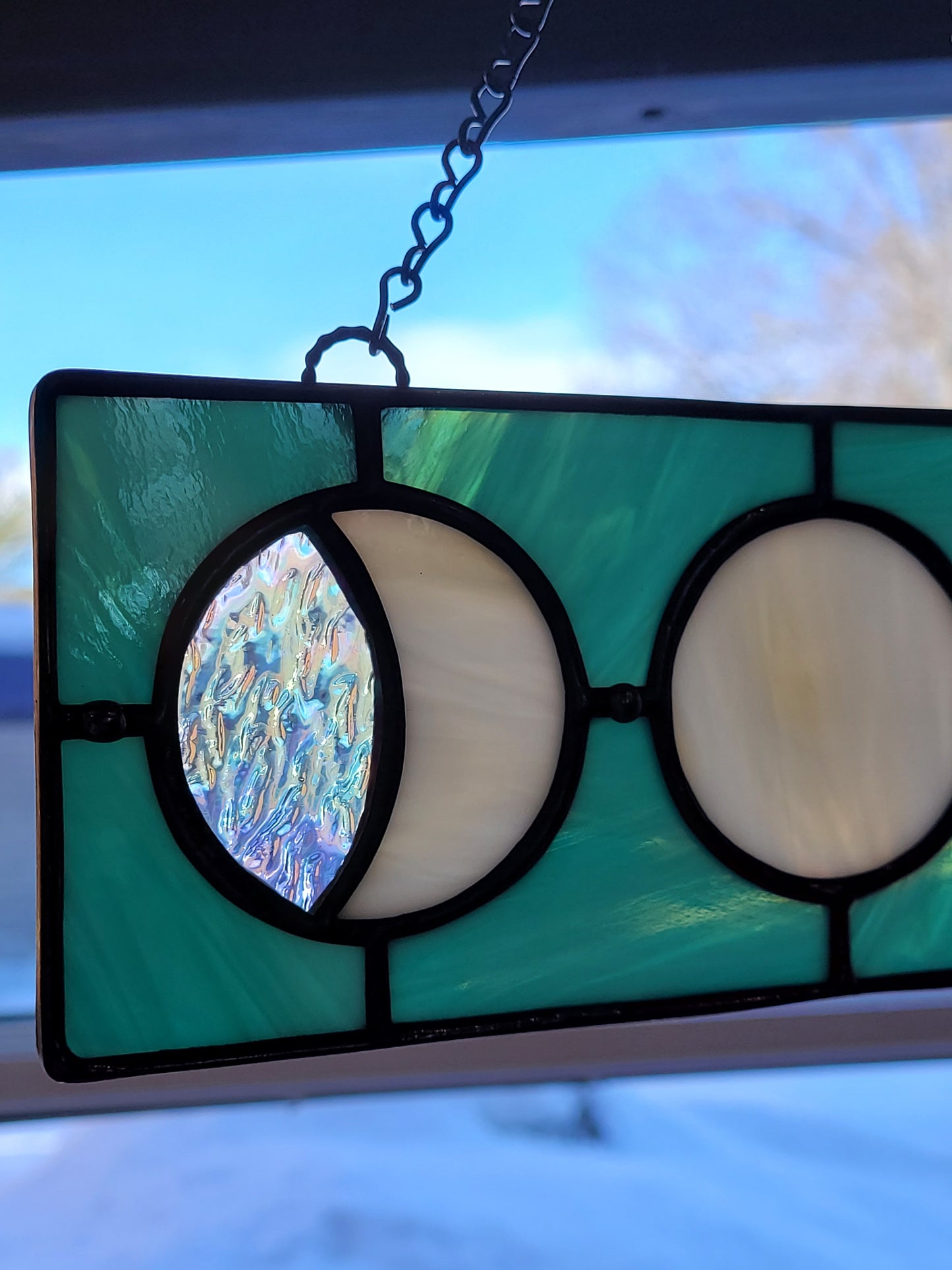 Moon Phase | Stained Glass | Holly Beck