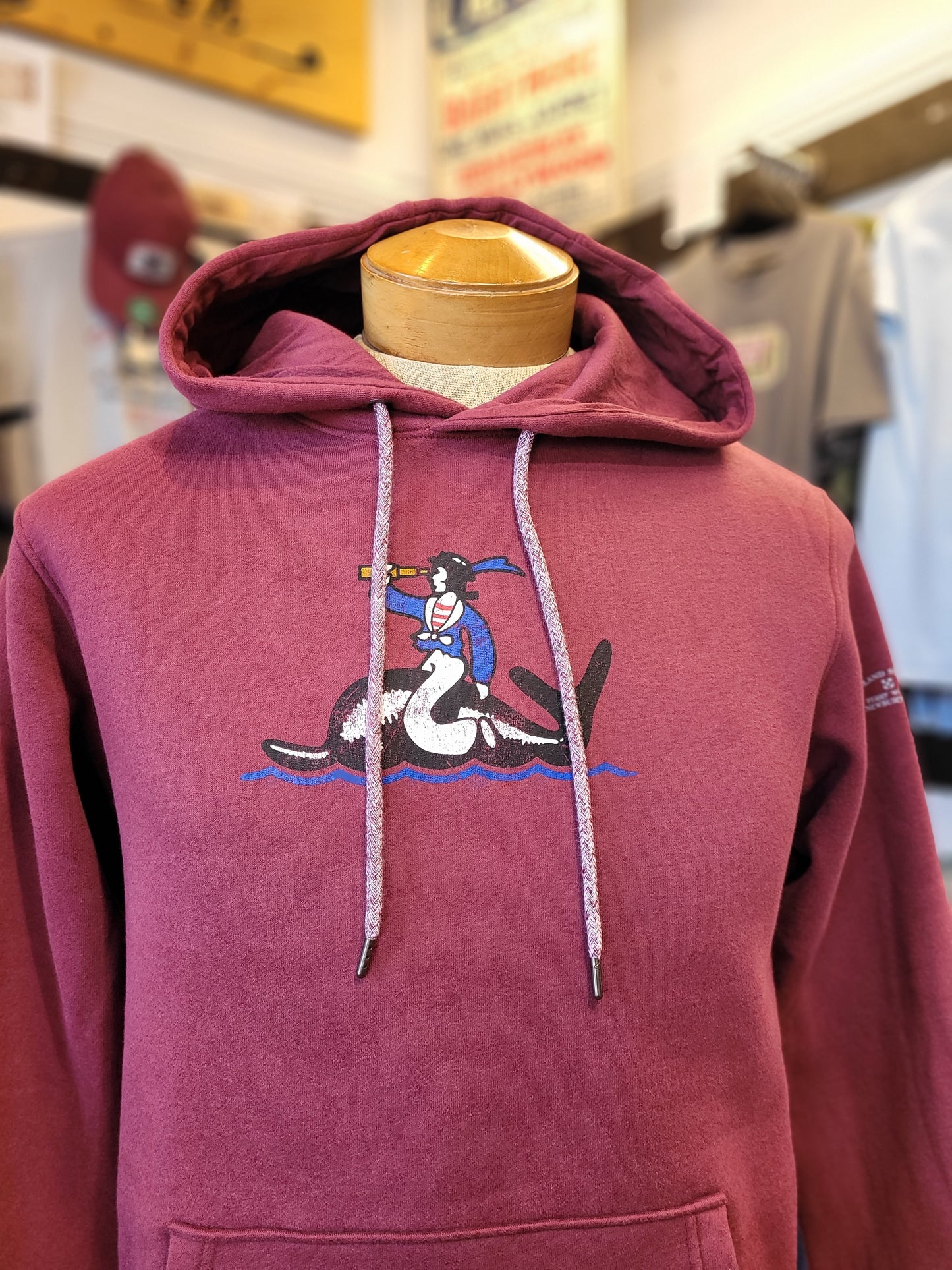 NESB Whaler Jack Hoodie | Legacy Maroon