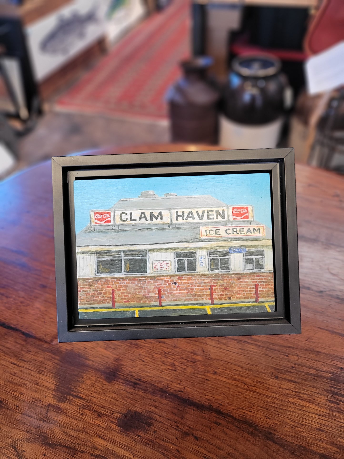Clam Haven | Acrylic on Cradled Panel | Debbie Shirley