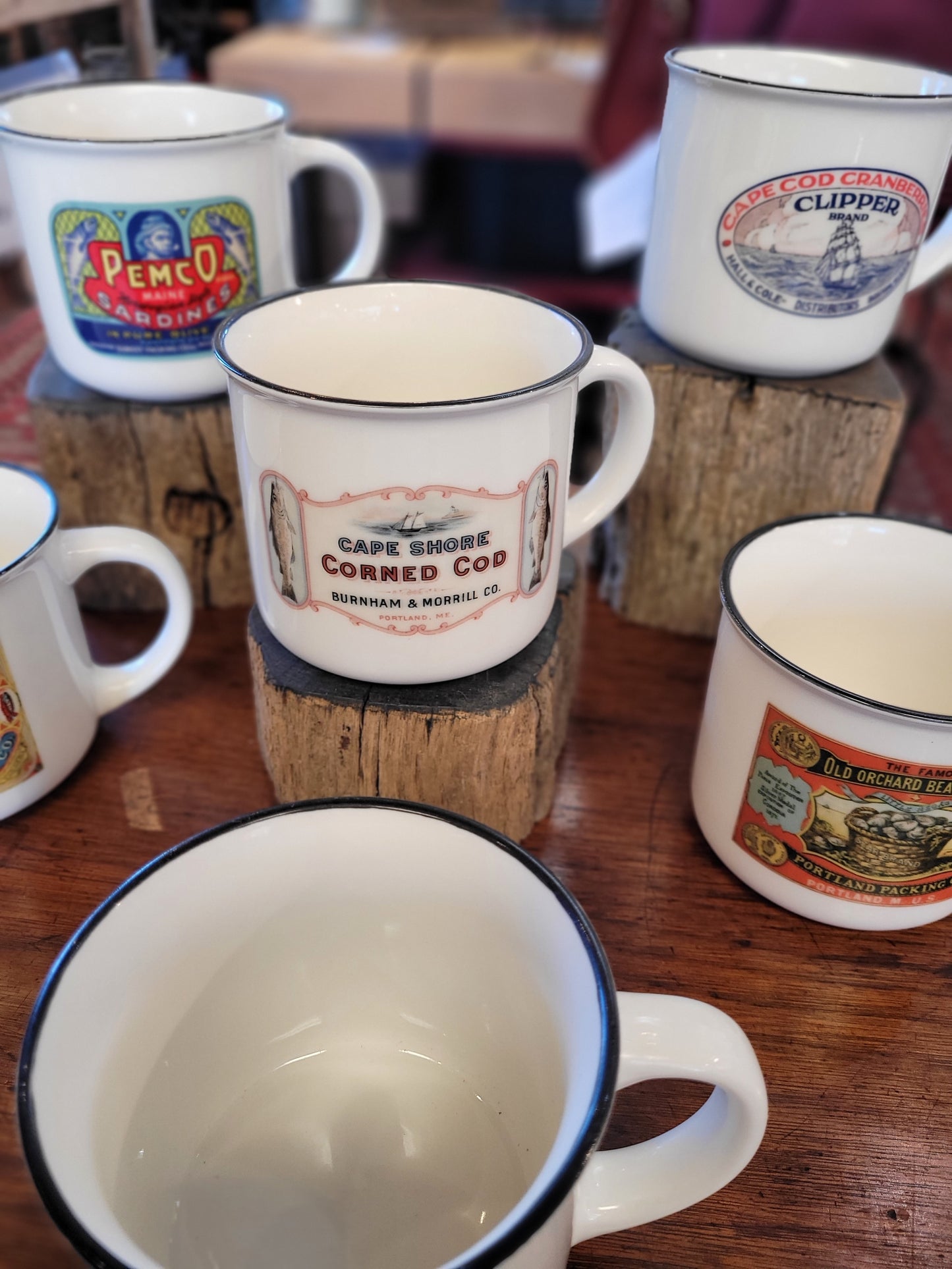 NE Cannery Series | Corned Cod | Ceramic Camper Mug