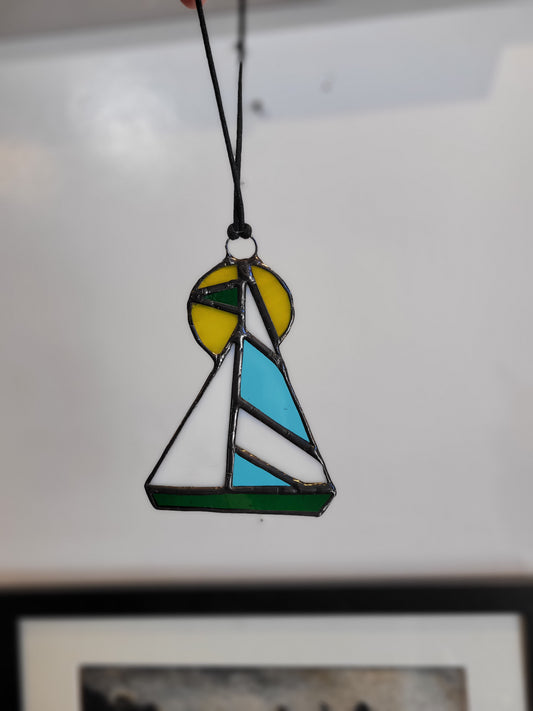 Stained Glass Sailboat | Libby Lipin