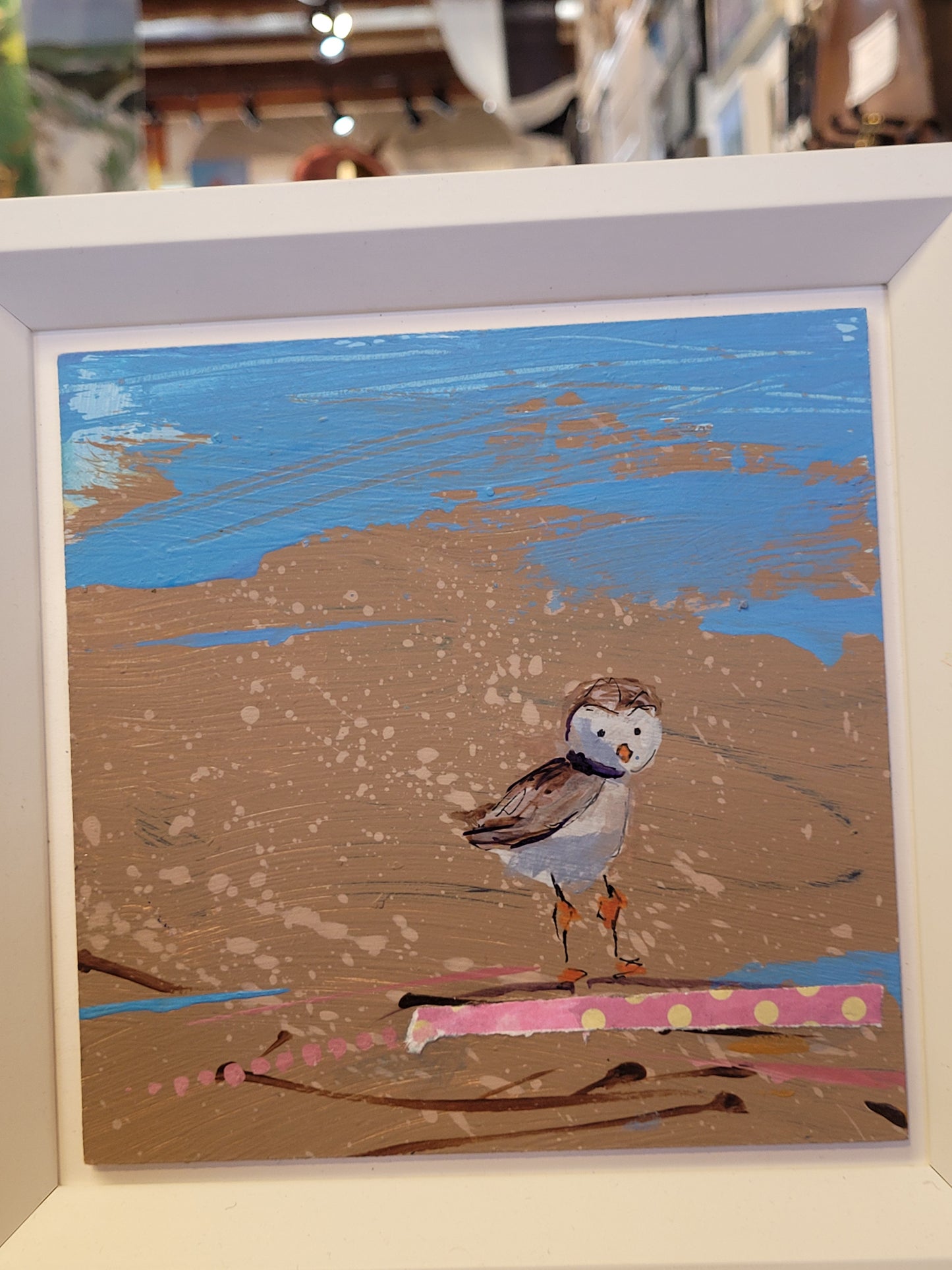 Jeannette Esposito | Framed Plover on Board