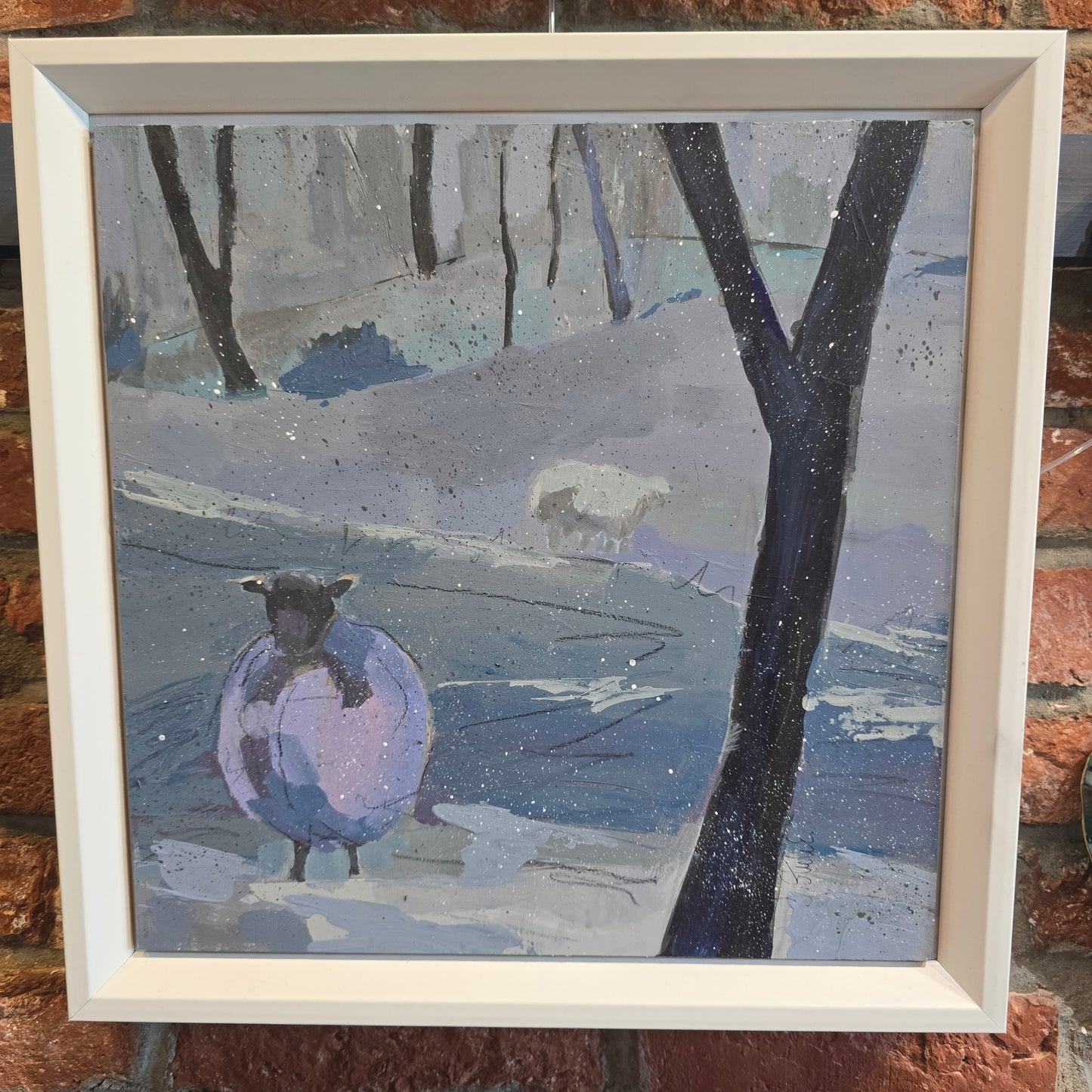 Jeannette Esposito | "Woodland Sheep No.3” | Framed Original