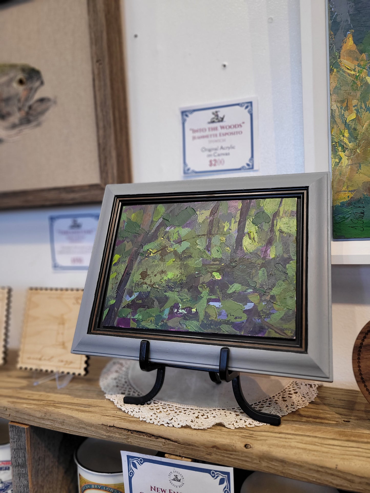 Jeannette Esposito | "Into the Woods" | Framed Acrylic on Board