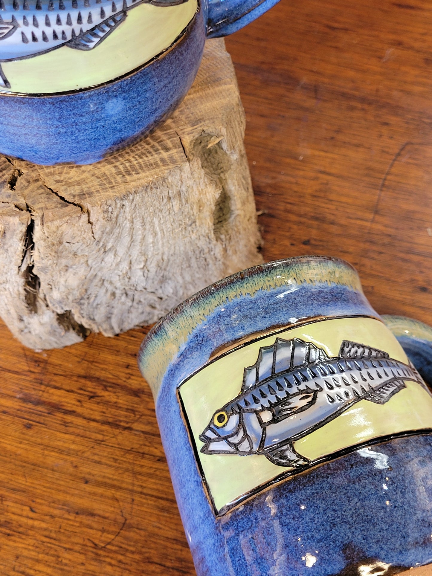 Sgraffito Striper Mug | Molly Glover