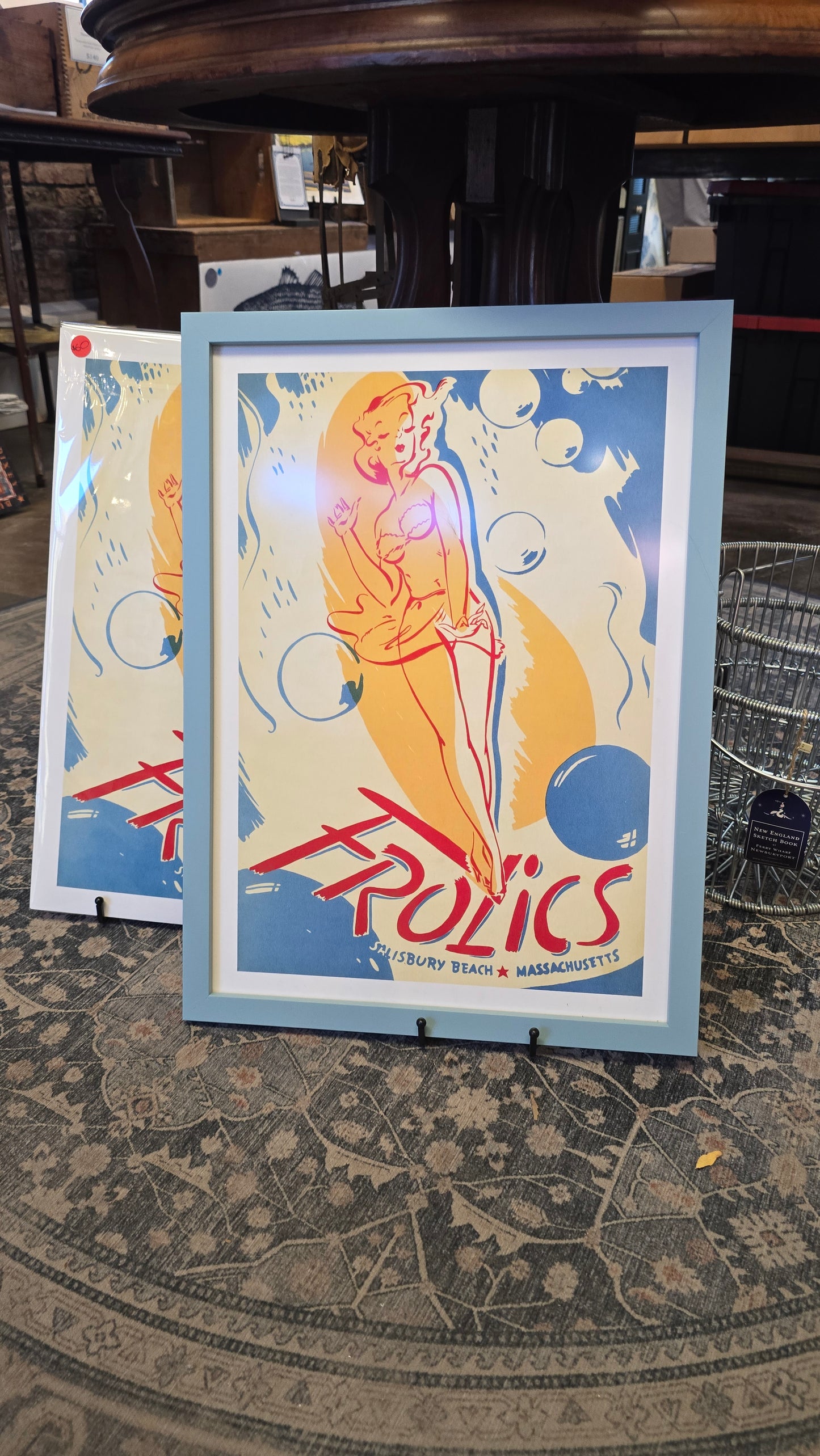 Frolics | Salisbury Beach | Framed NESB Archival Giclee Print