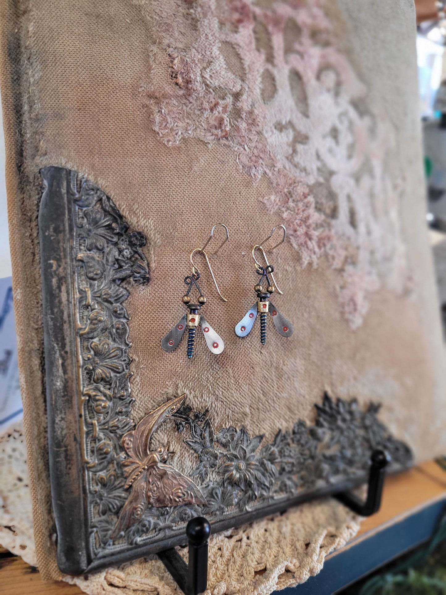 Winged Nut Earrings | Chickenscratch