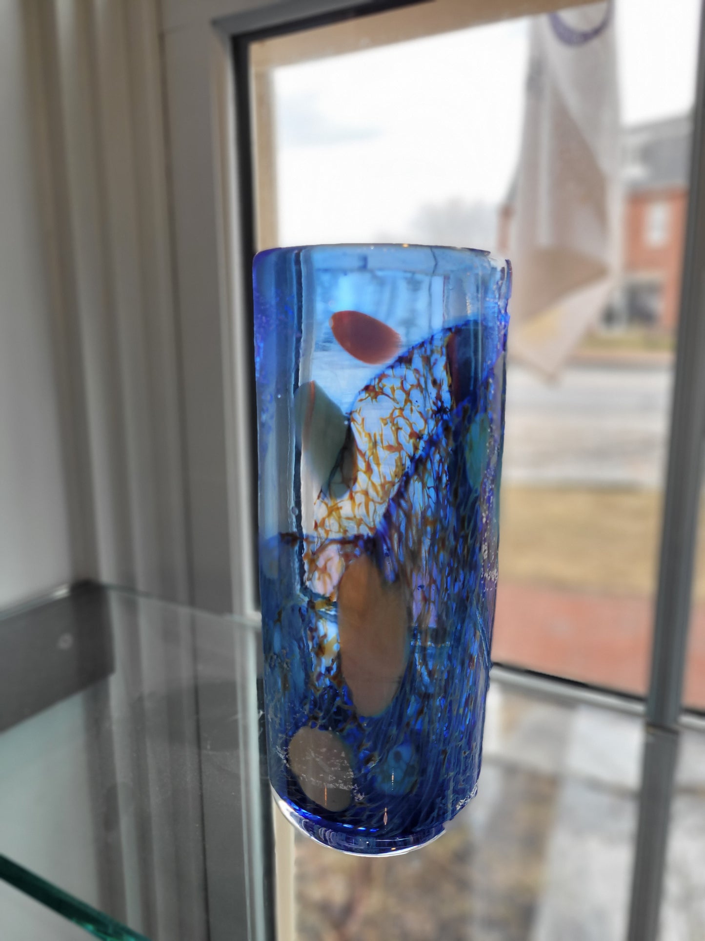 Marsh View Series No.4 | Cylinder Vase | Gordo Glass