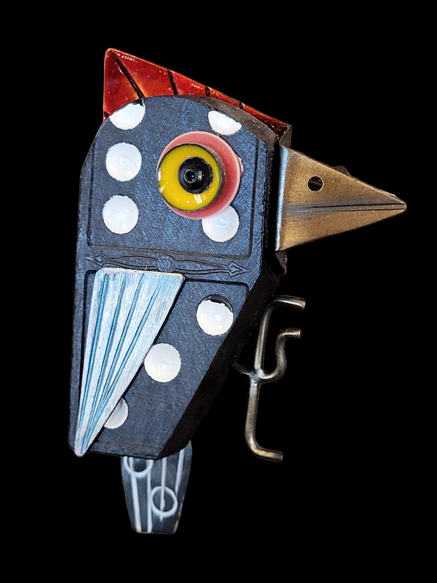 Spotted Woodpecker Pin | Chickenscratch
