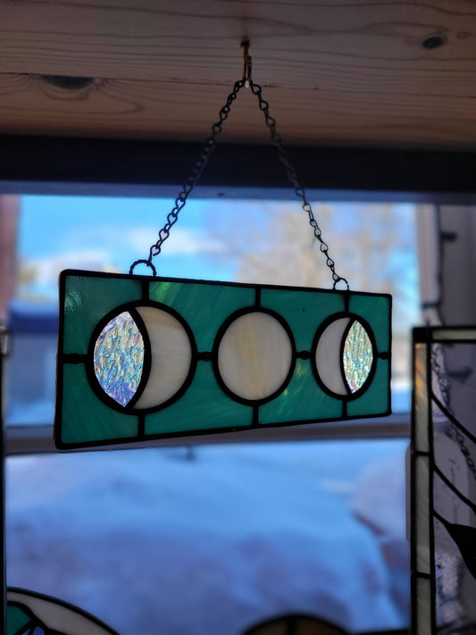 Moon Phase | Stained Glass | Holly Beck