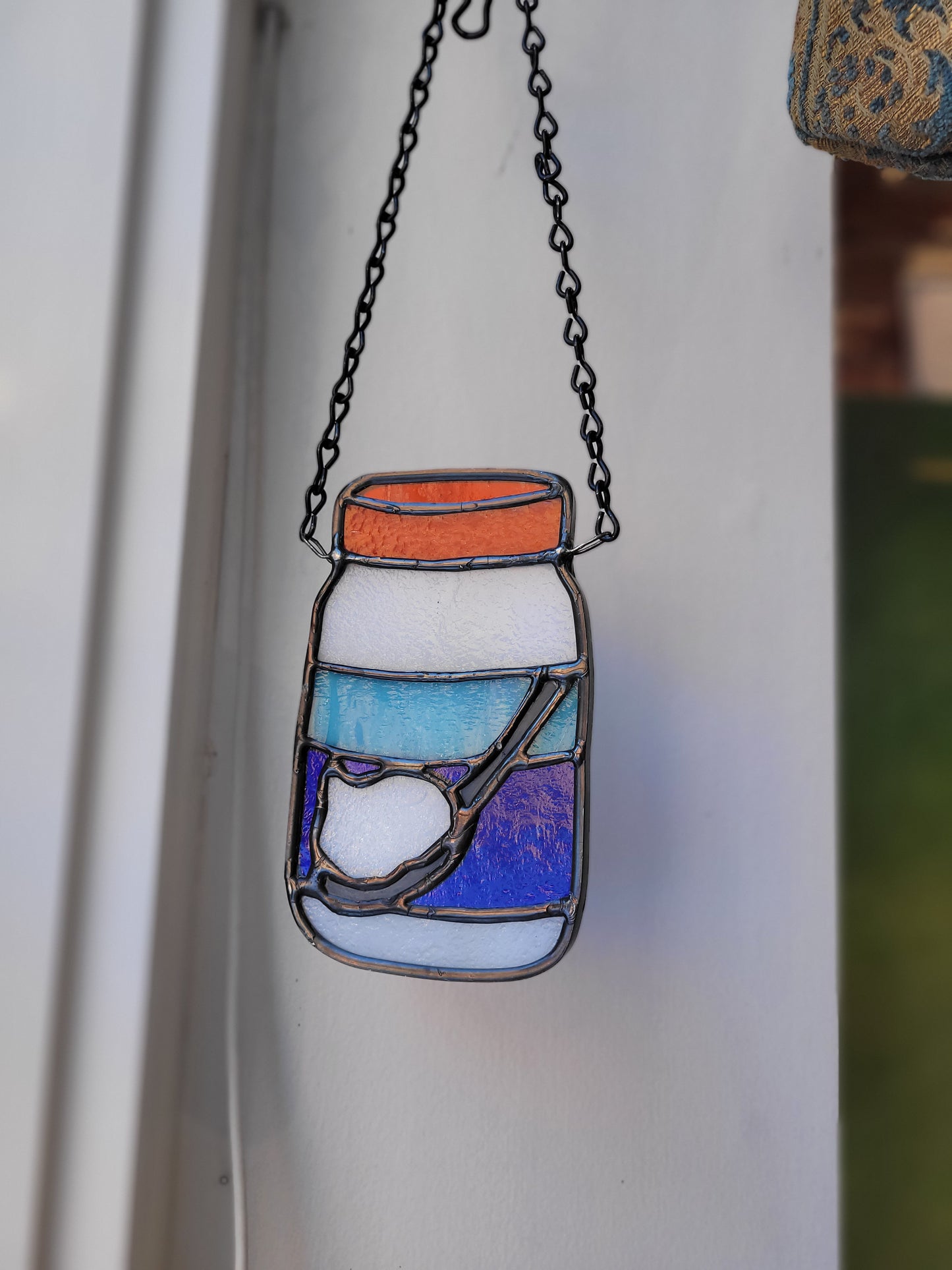 Stained Glass "Fluff" Jar | Libby Lipin