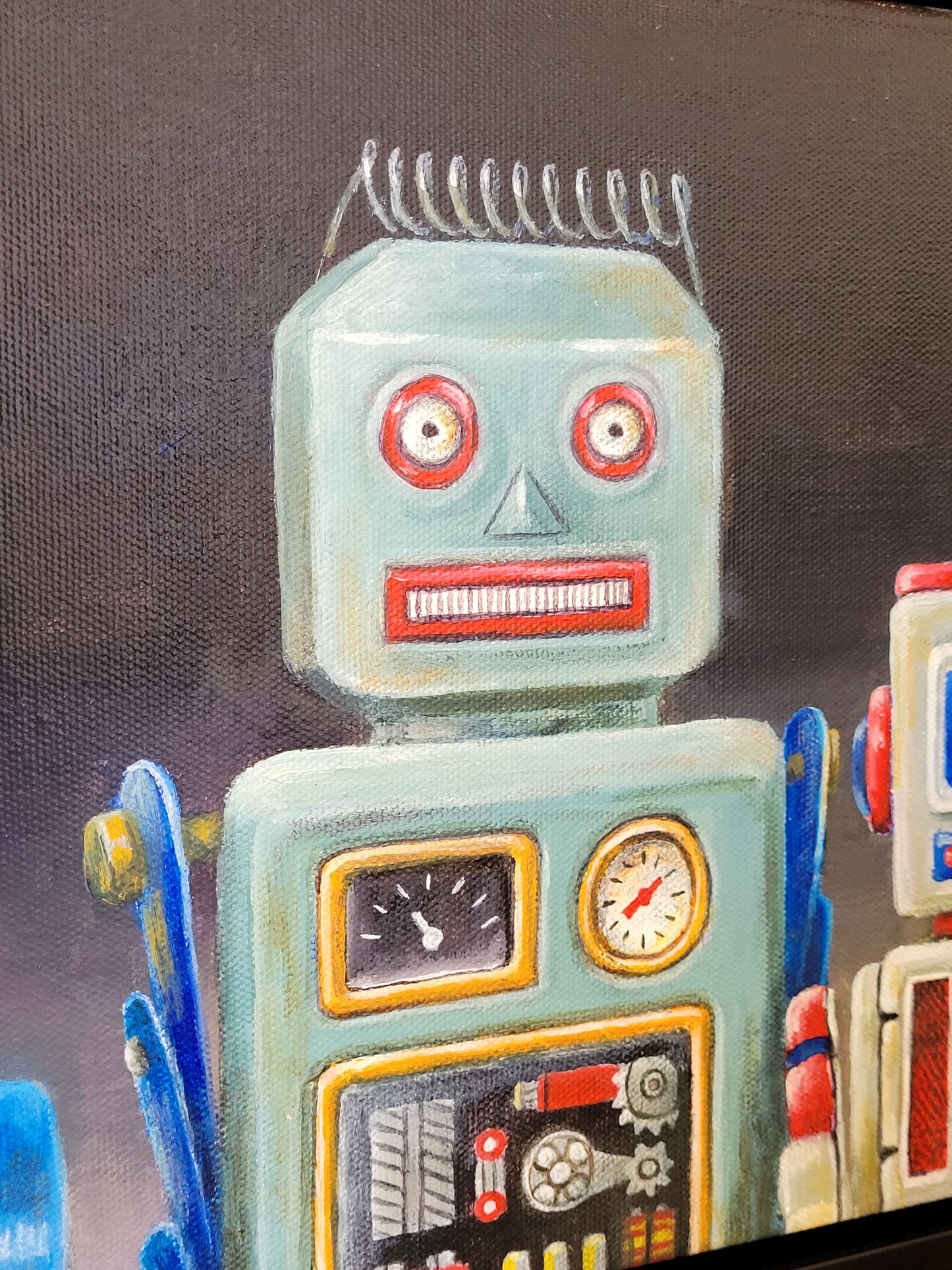 "We All Need Control" | Acrylic on Canvas | Debbie Shirley