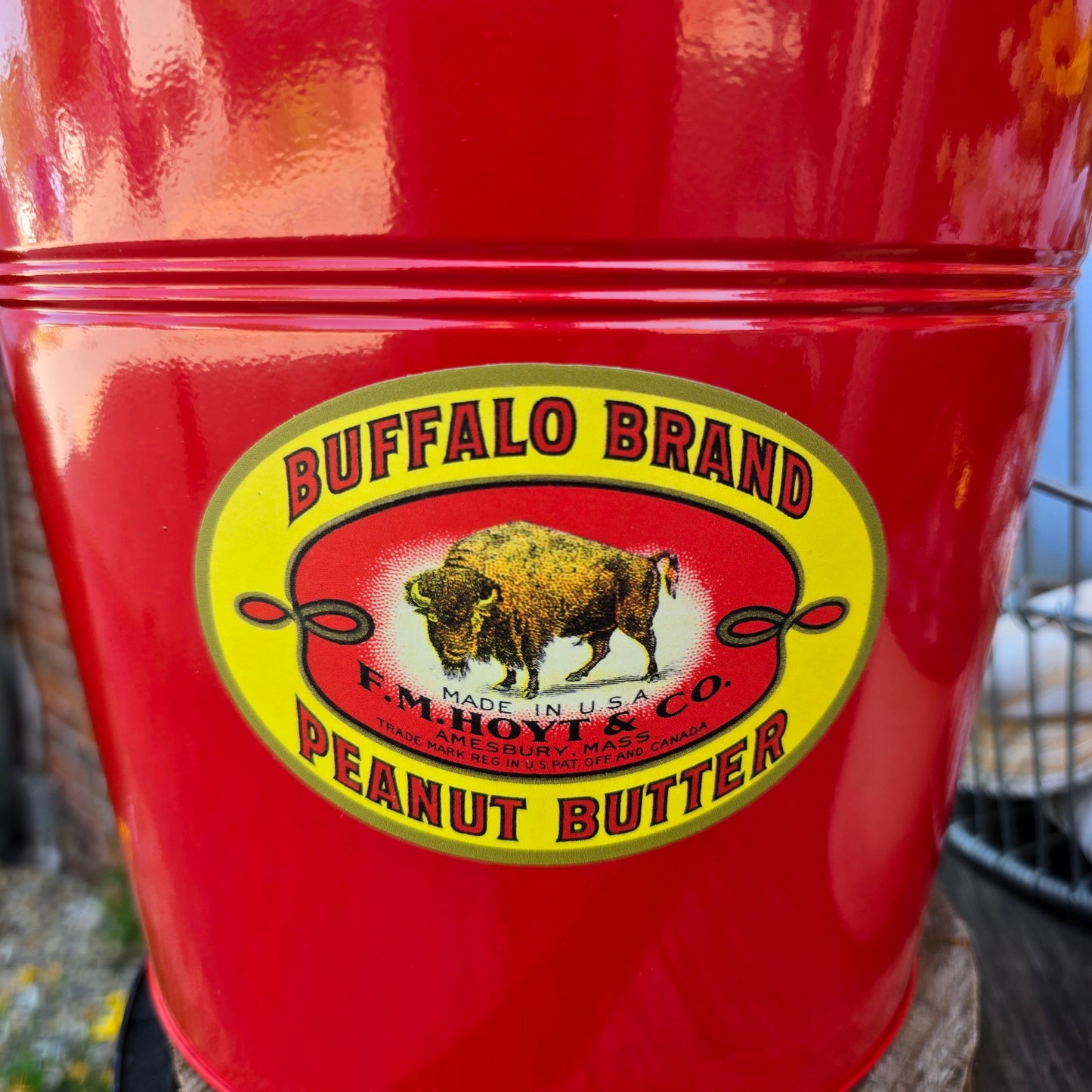 Buffalo Brand Peanut Butter Pail | Amesbury