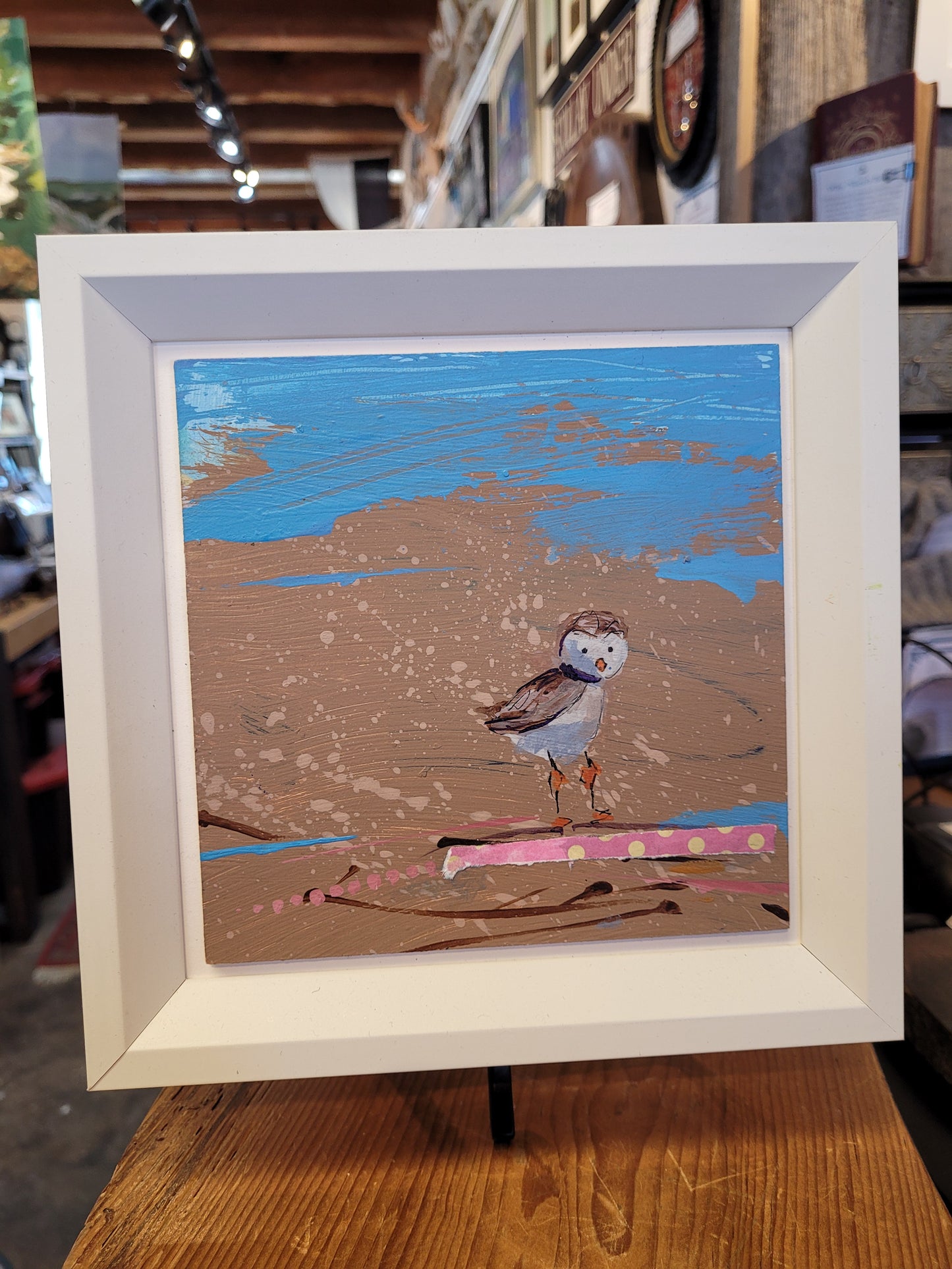 Jeannette Esposito | Framed Plover on Board