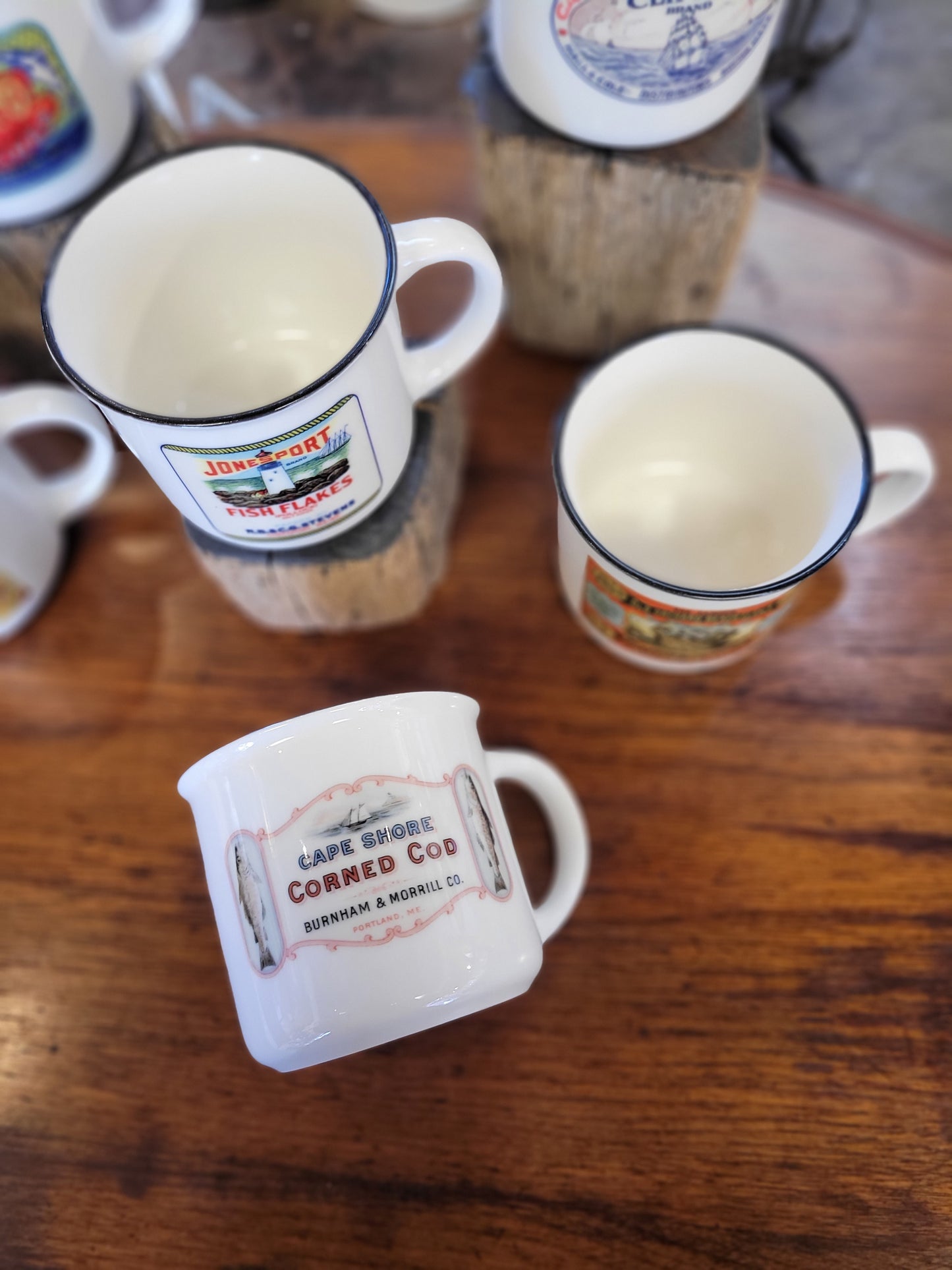 NE Cannery Series | Corned Cod | Ceramic Camper Mug