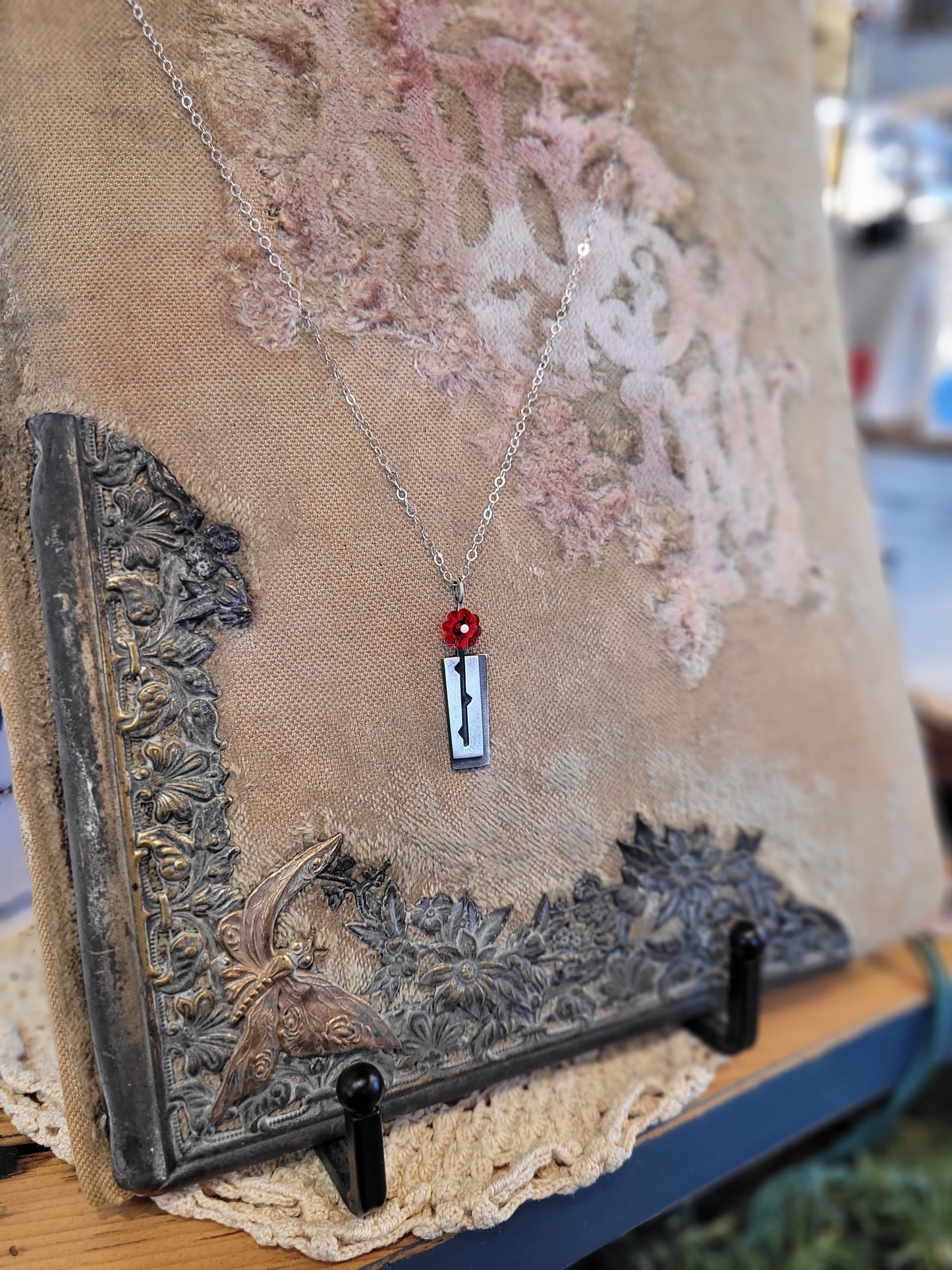 Rosebud Silver Pendant | Chickenscratch
