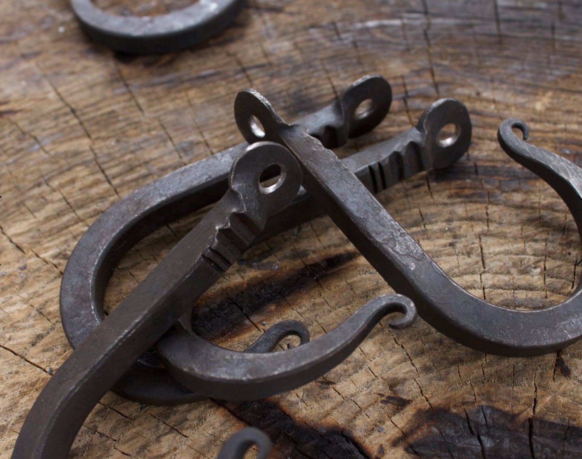 Colonial Coat Hook Hand Forged Iron – New England Sketch Book