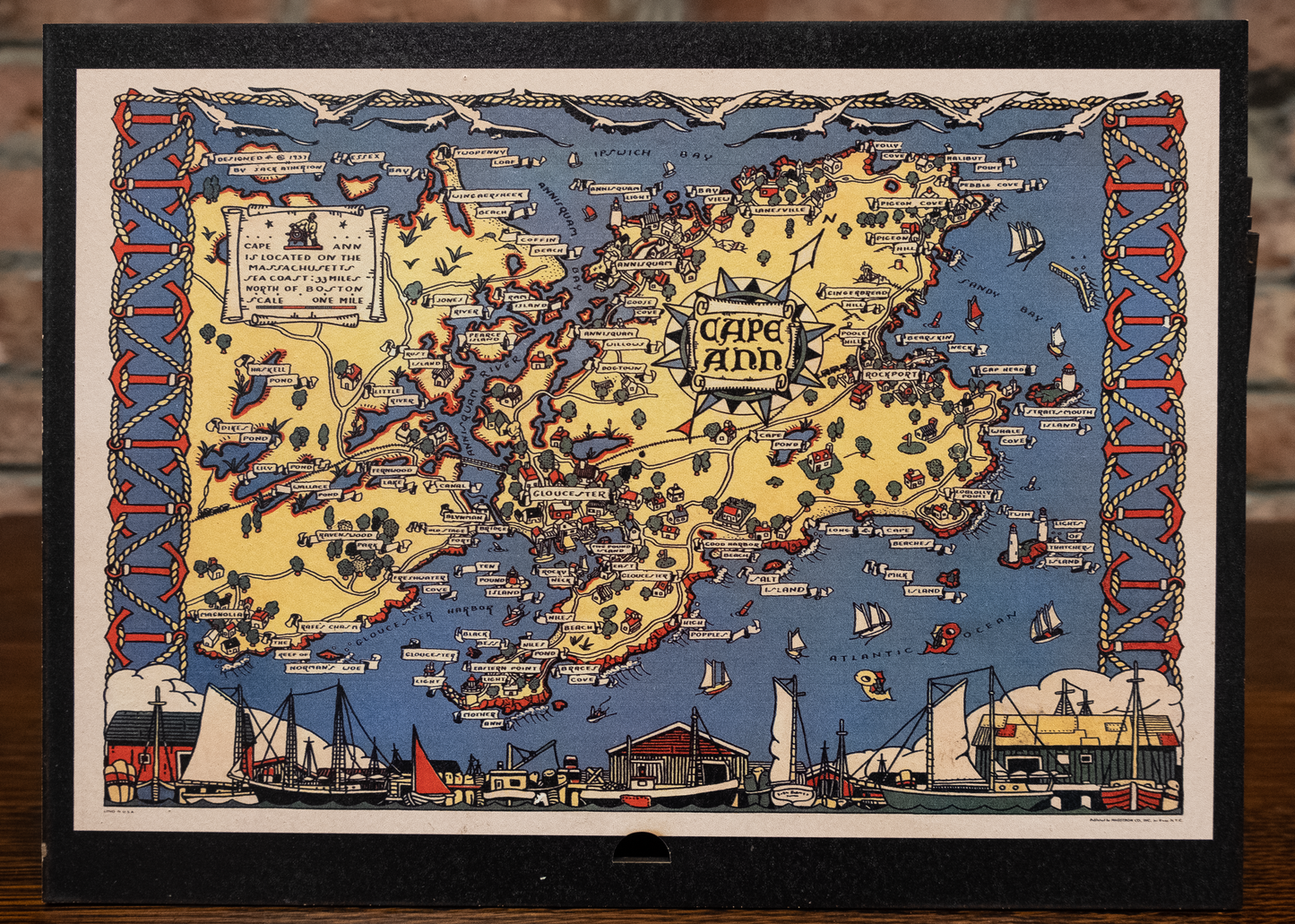 Cape Ann Map Puzzle - Jack Atherton Series